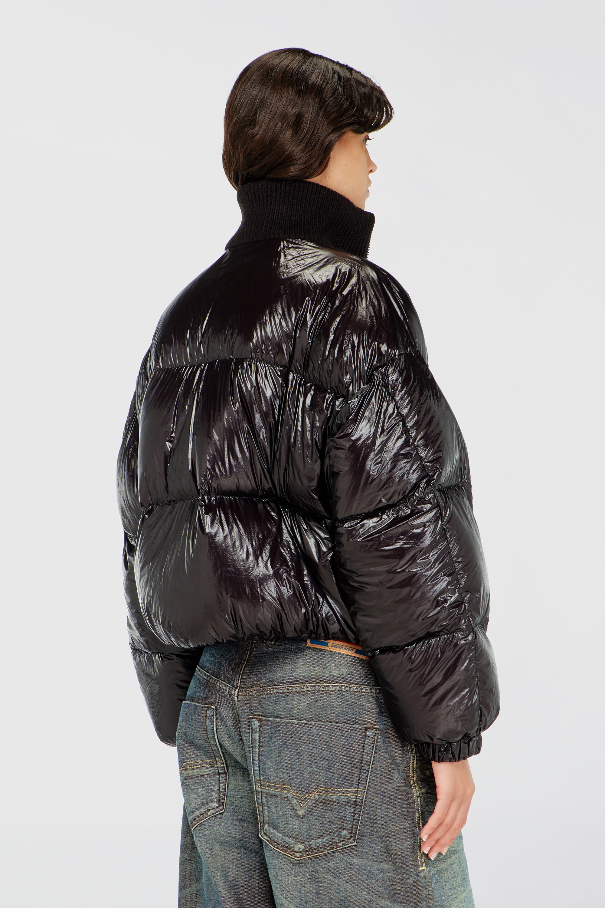 Diesel - W-ARRIOR, Female's ダウンジャケット in ブラック - 5