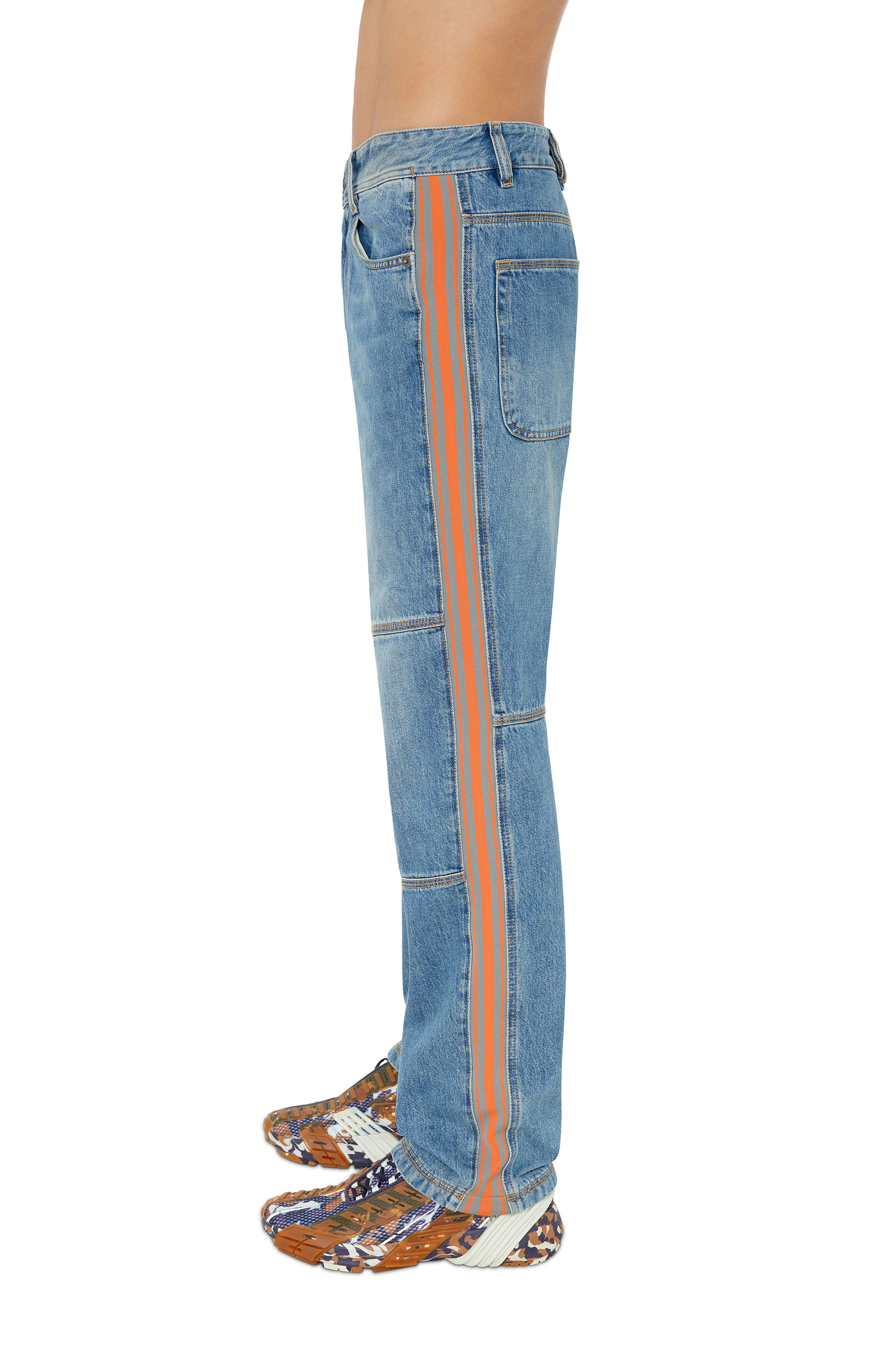 Diesel - D-Arbus 0EIAW Straight Jeans, ミディアムブルー - Image 4