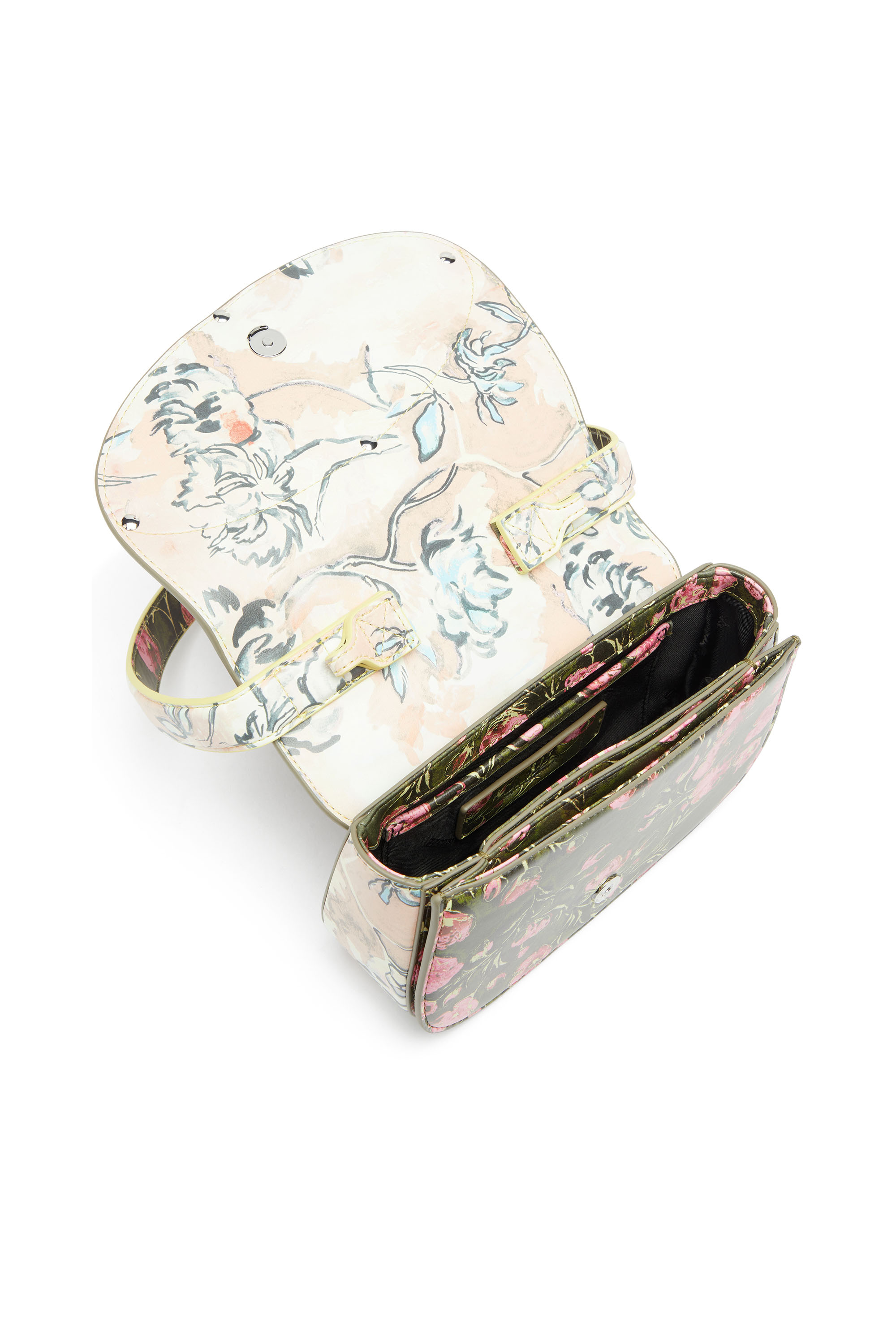 Diesel - 1DR, Female's 1DR-Iconic shoulder bag with floral print in マルチカラー - 5