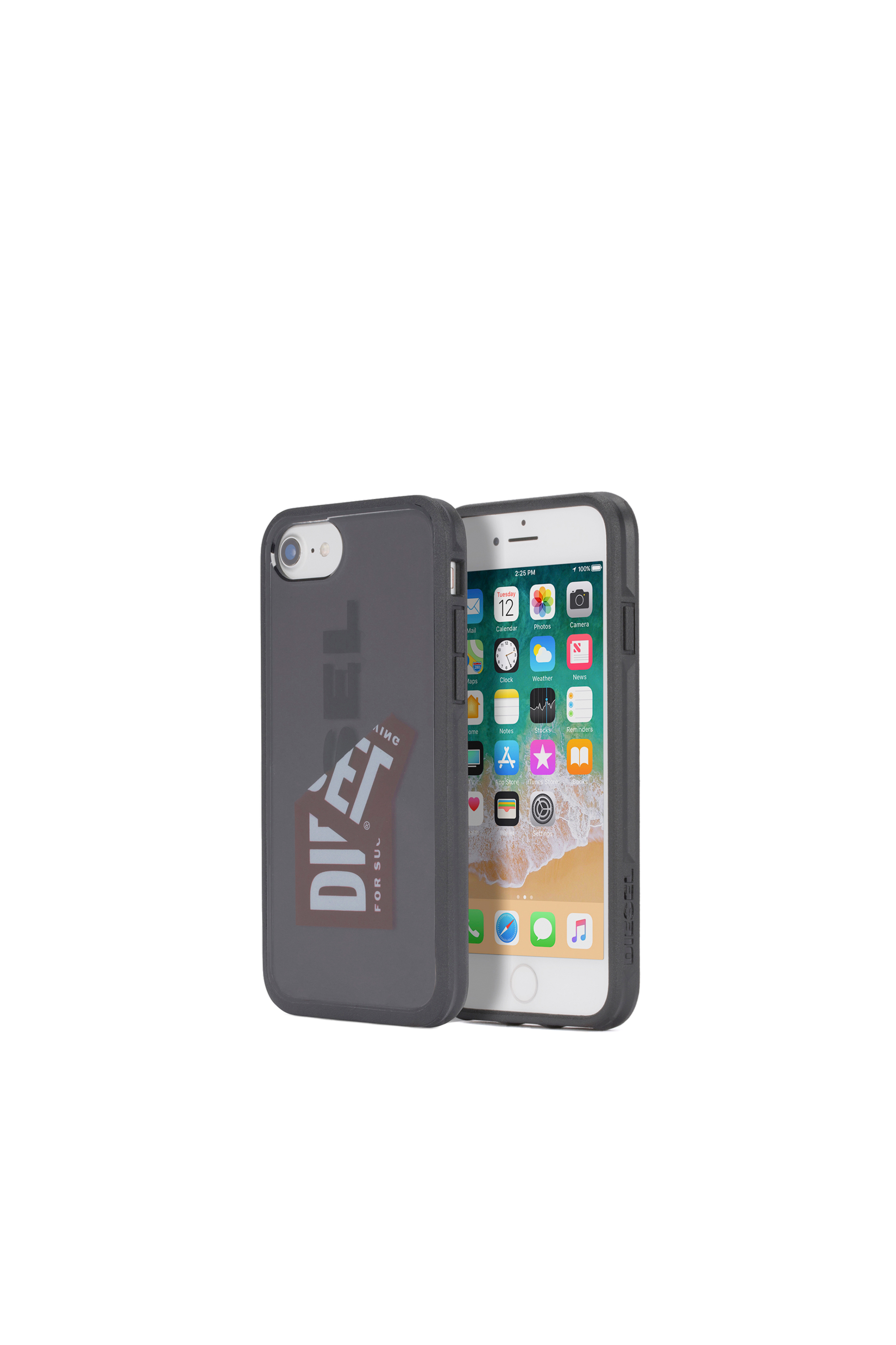 Diesel - STICKER IPHONE 8/7/6S/6 CASE, Unisex's Diesel logo resin case, iPhone 8/7/6s/6 in ブラック - 1