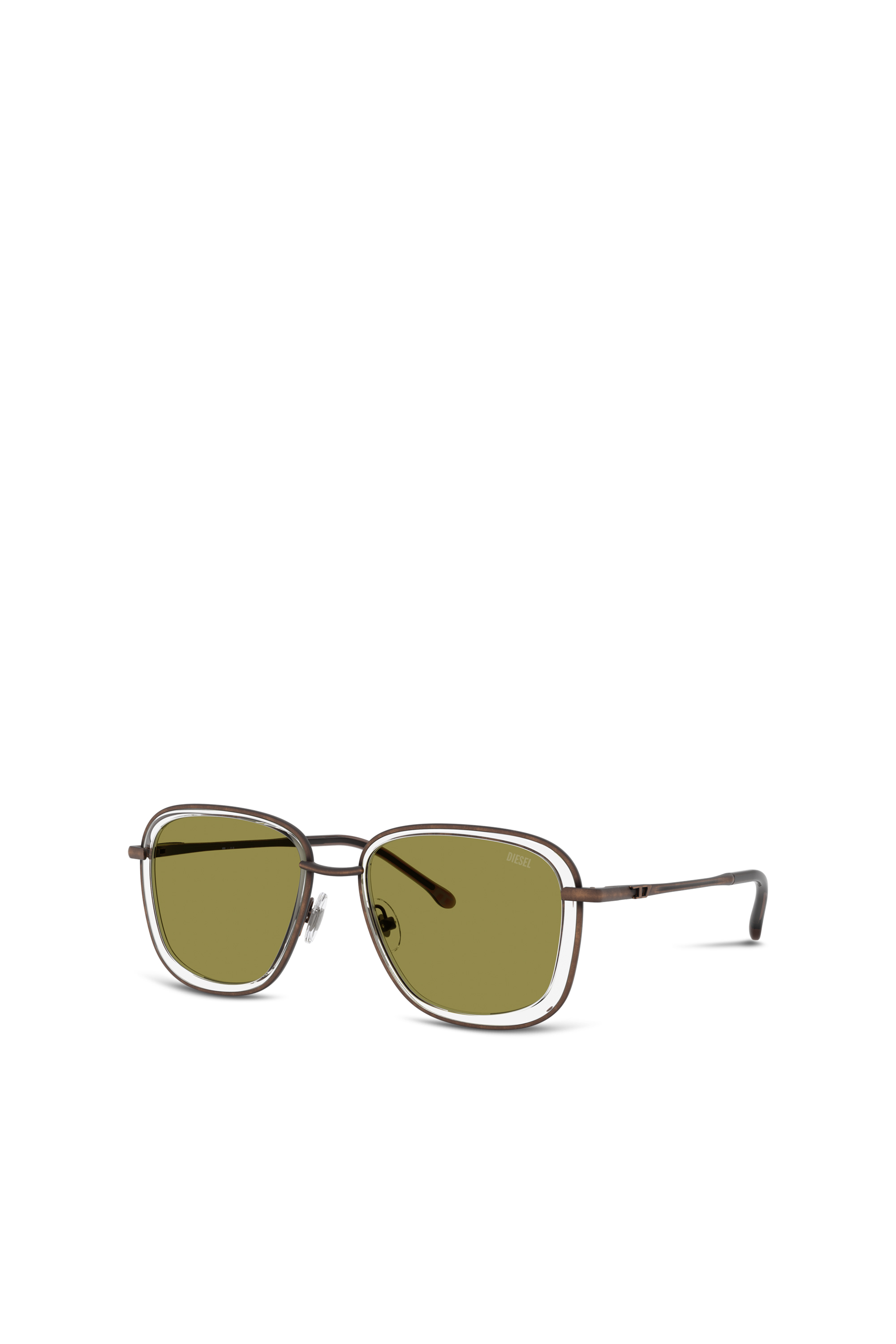 Diesel - 0DL1017, Unisex's Square sunglasses in グリーン - 4