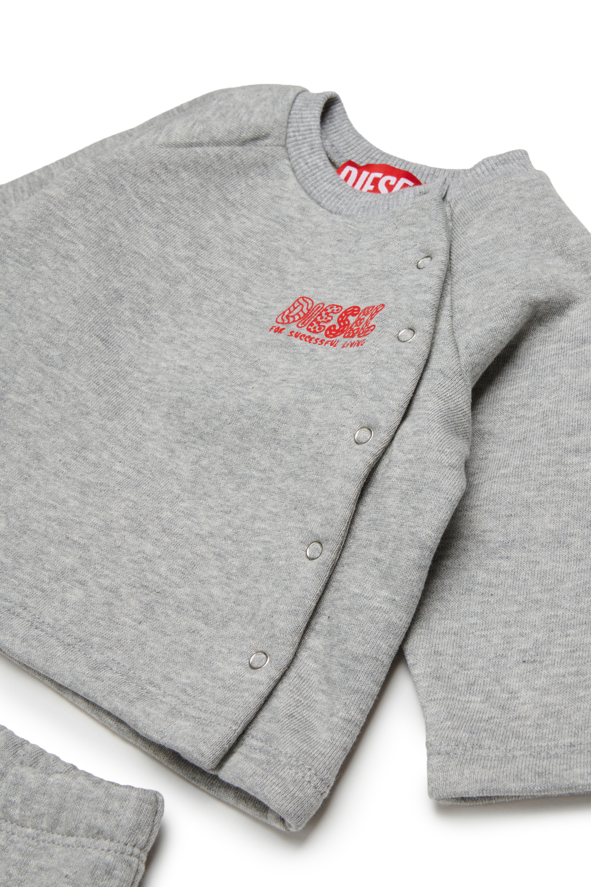 Diesel - SLUPY-SET-NB, Unisex's セットアップ in グレー - 3