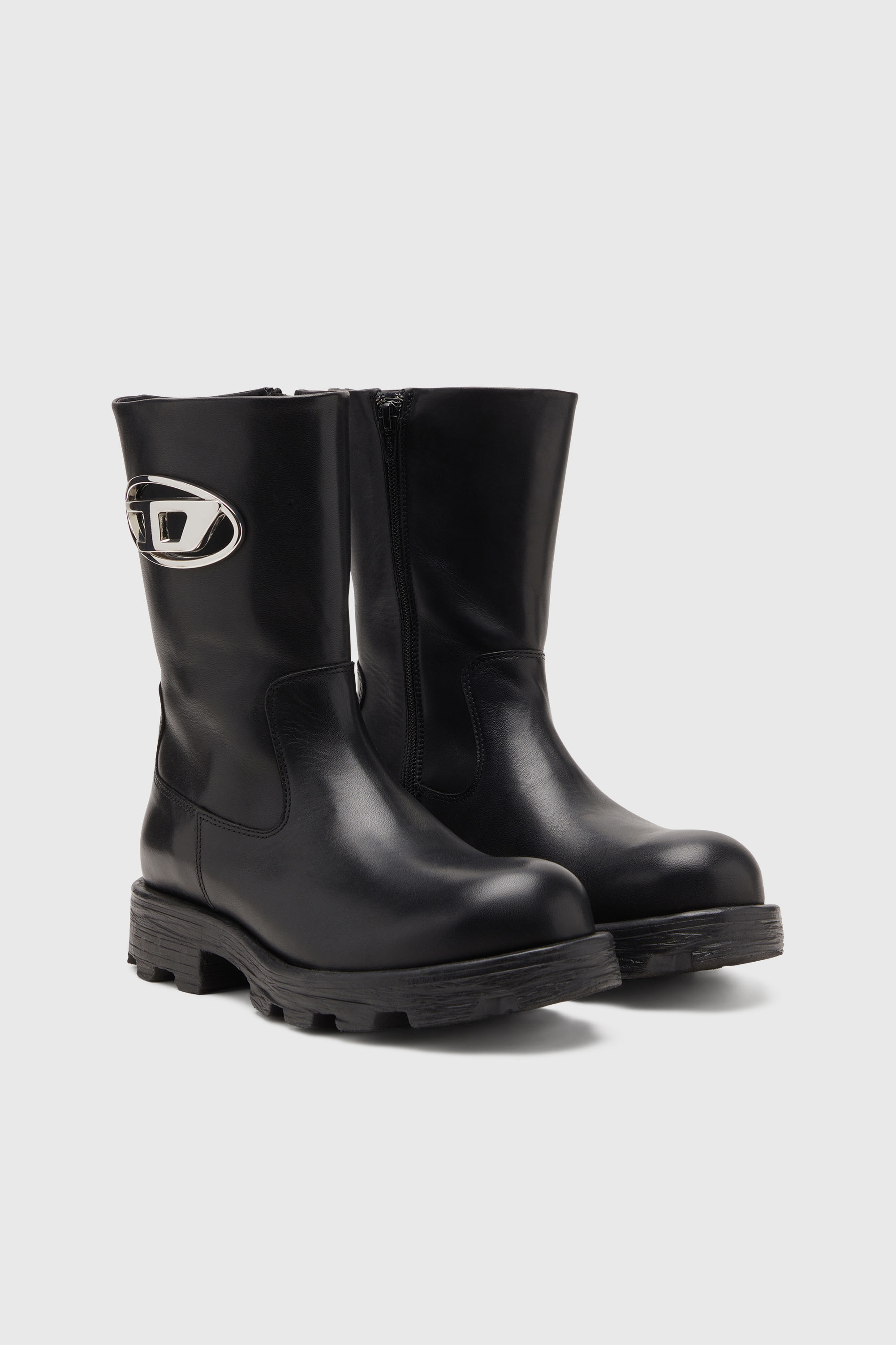 Diesel - D-HAMMER BKR D W, Female's ショートブーツ in ブラック - 2