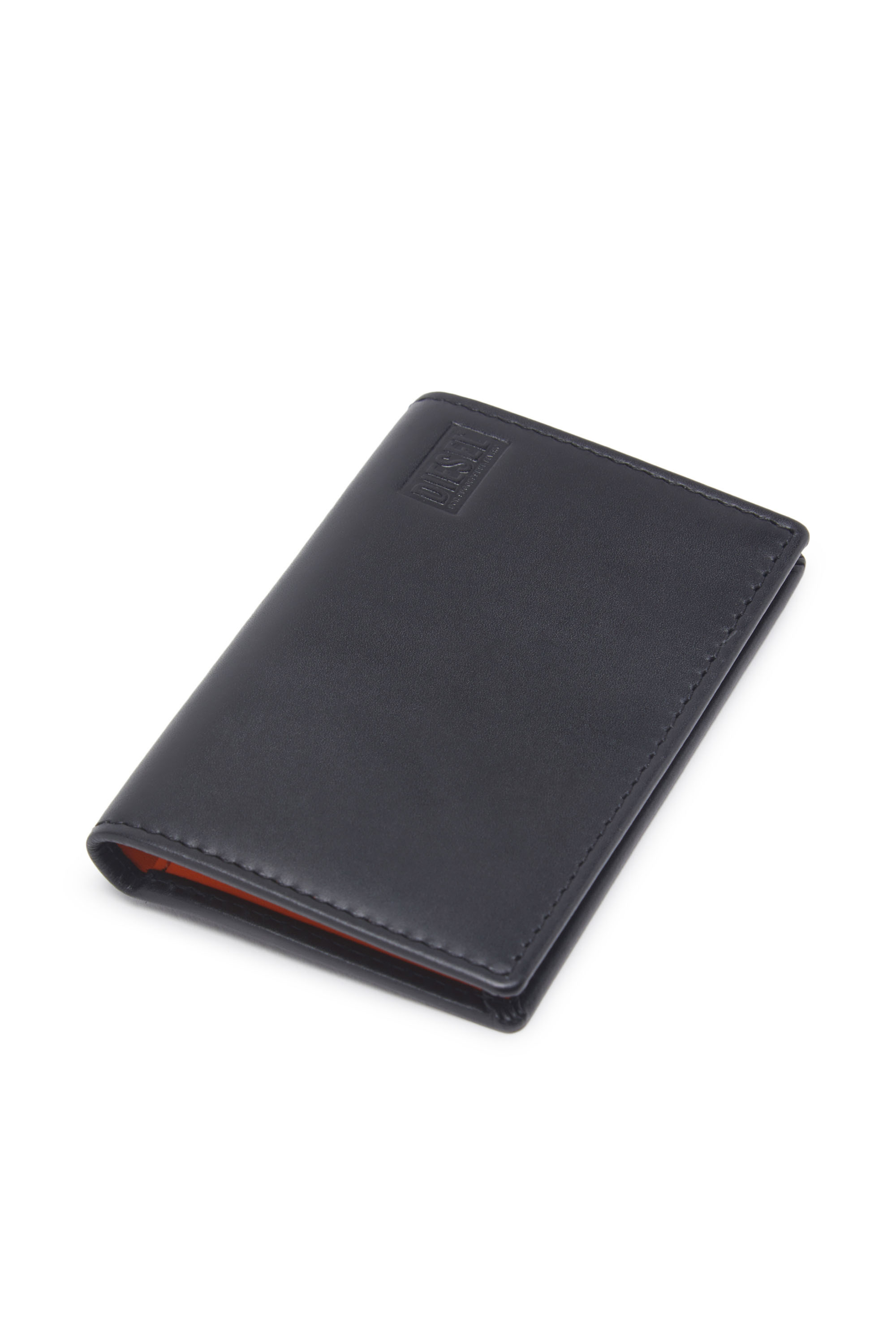 Diesel - BI-FOLD CARD HOLDER, ブラック/オレンジ - Image 4