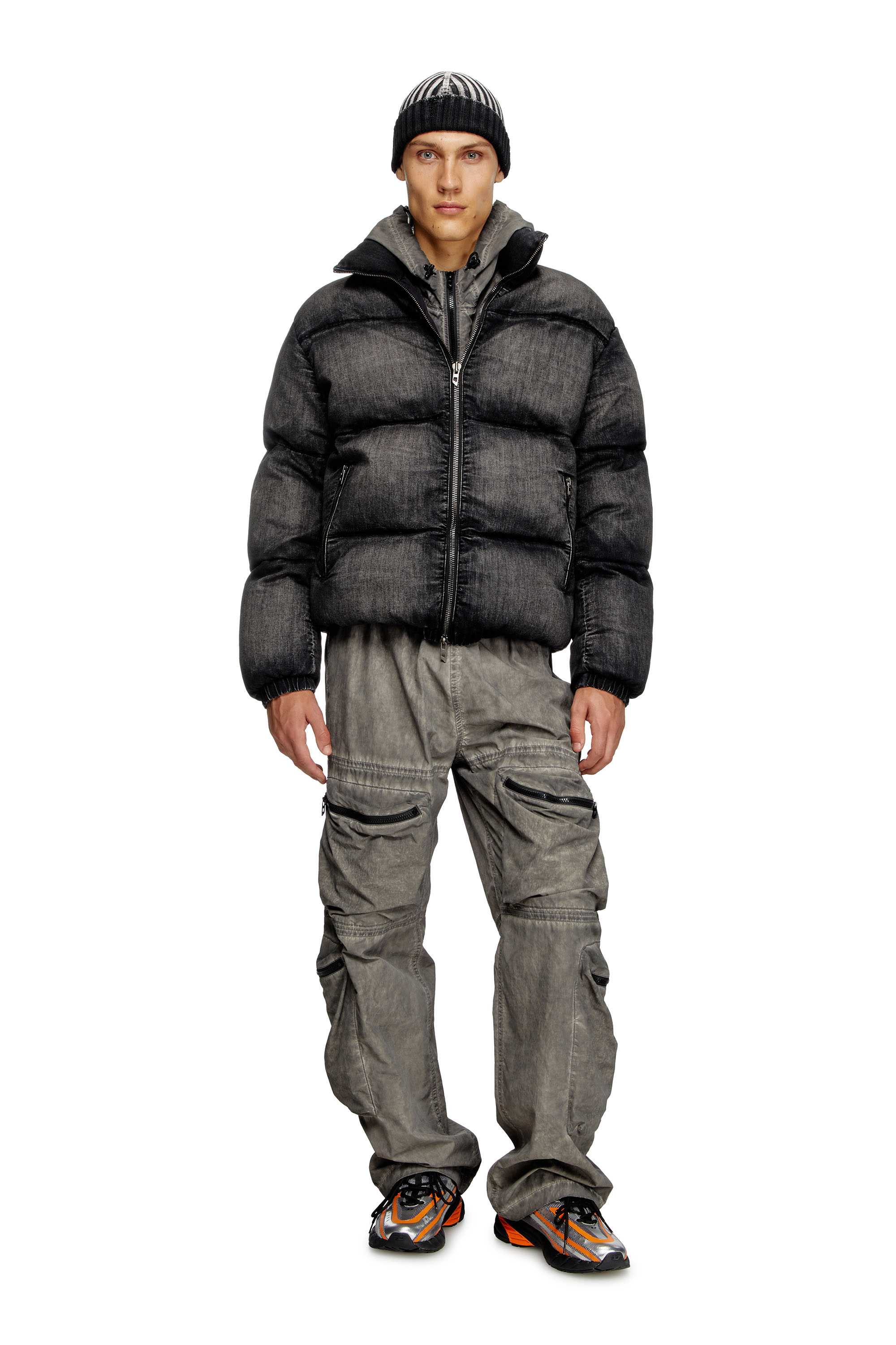 Diesel - P-NOODE-A, Male's カーゴパンツ in グレー - 3