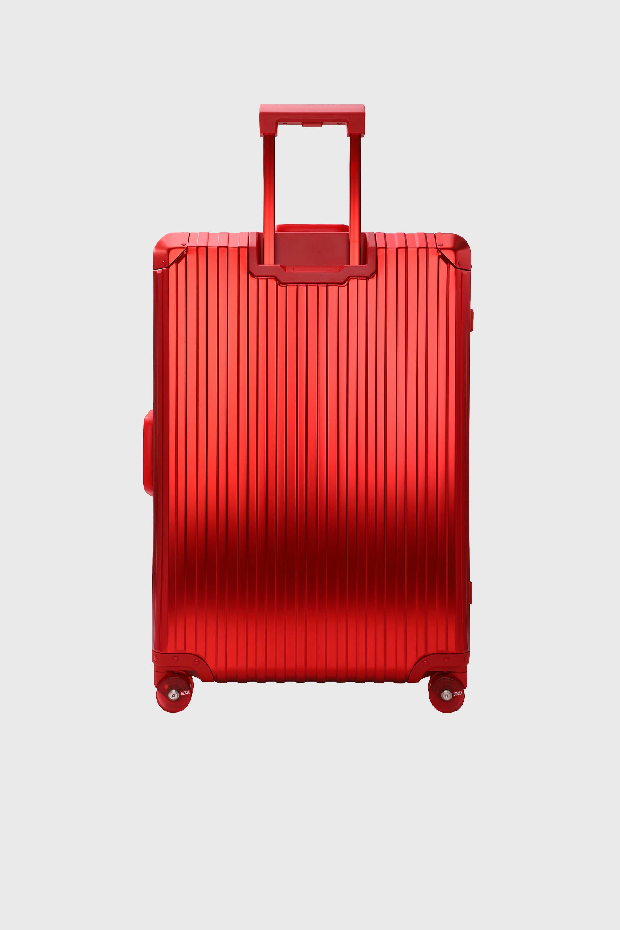 Diesel - DIESEL ALUMINUM TROLLEY- DSL002, Unisex's Aluminum suitcase size L in レッド - 2