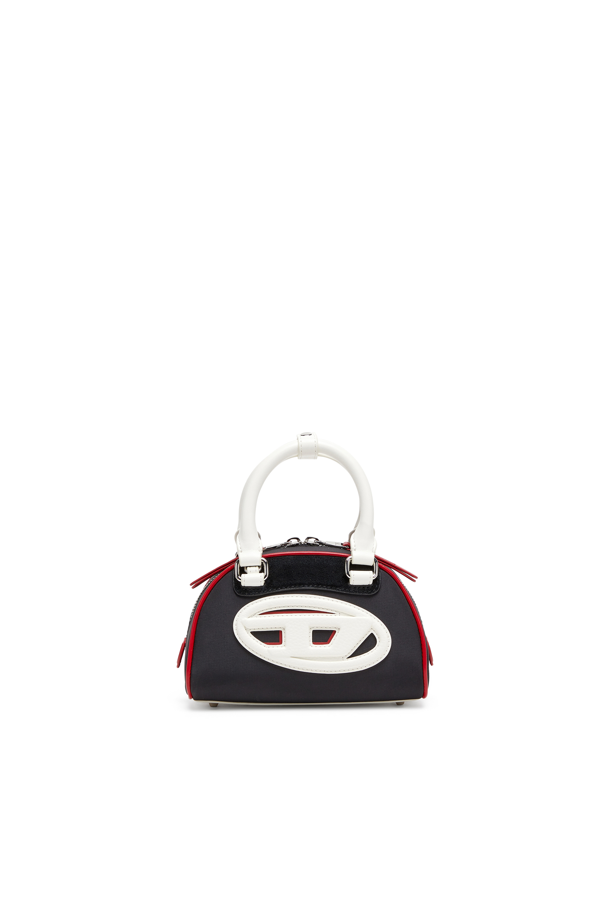 Diesel - 1DR DOME CROSSBODY, Female's クロスボディバッグ in ブラック/ホワイト - 1