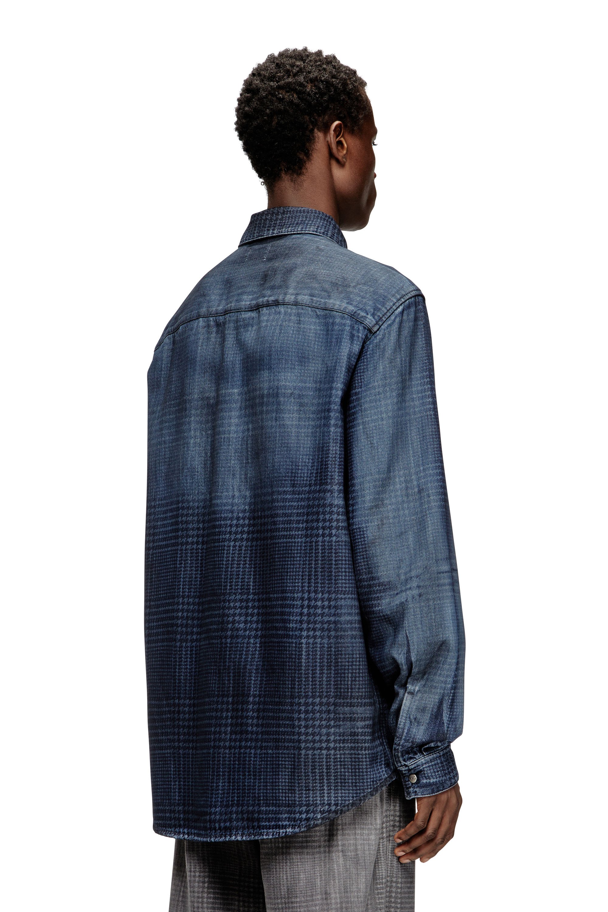 Diesel - D-SIMPLY-S13, Male's デニムシャツ in ブルー - 4