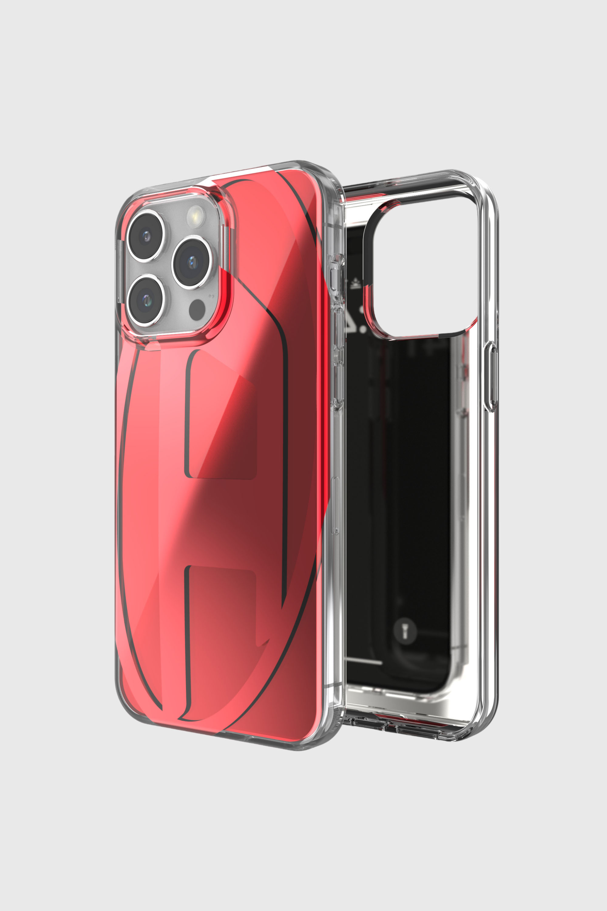 Diesel - 60045 AOP CASE, Unisex's iPhone 15 Pro Max in レッド - 1