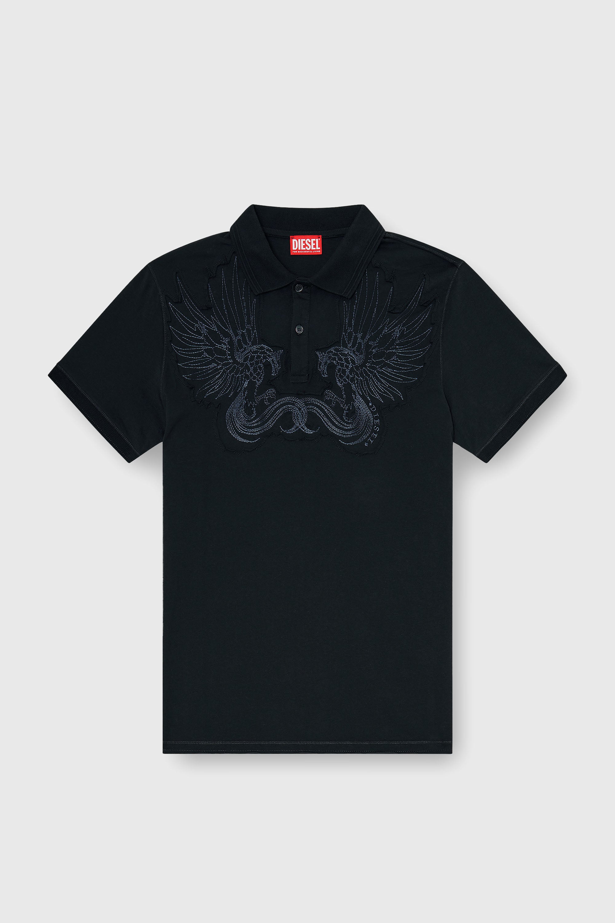 Diesel - T-PHEN, Male's ポロシャツ in ブラック - 2