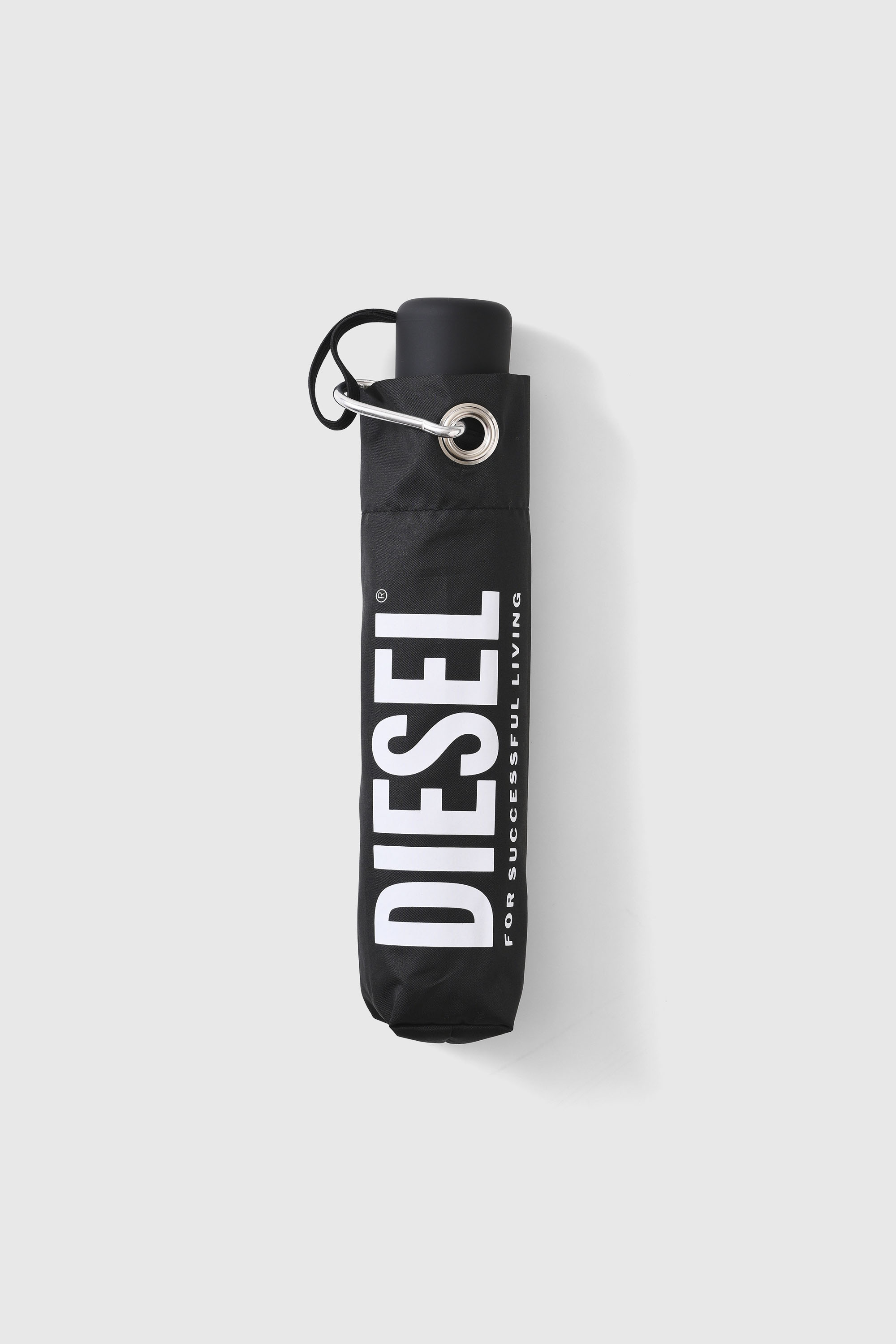 Diesel - PORTABLE UMBRELLA (BLACK), Unisex's PORTABLE UMBRELLA (BLACK) in ブラック - 2