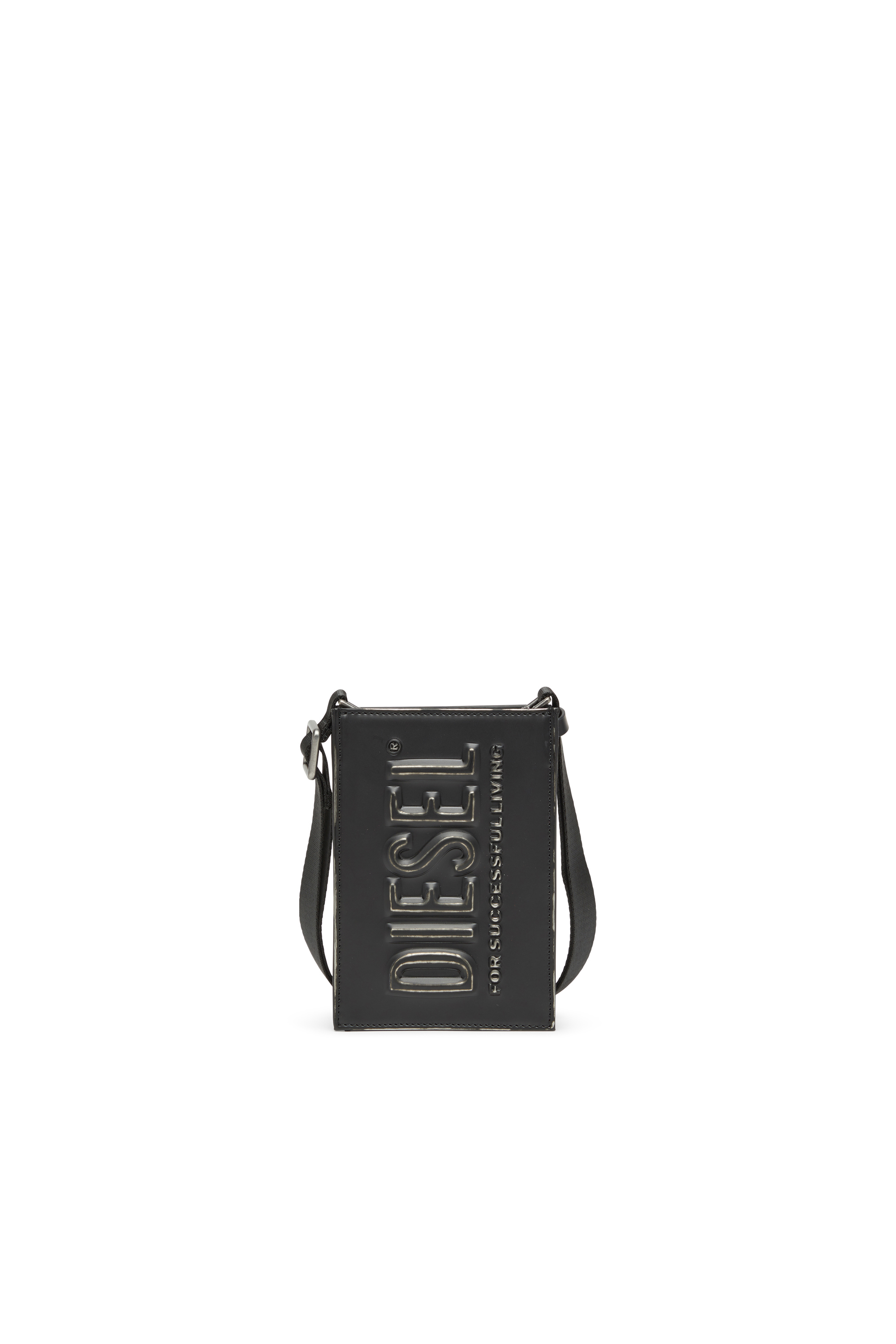 Diesel - DSL 3D MINI CROSSBODY X, Unisex's スマートフォンホルダー in ブラック - 1