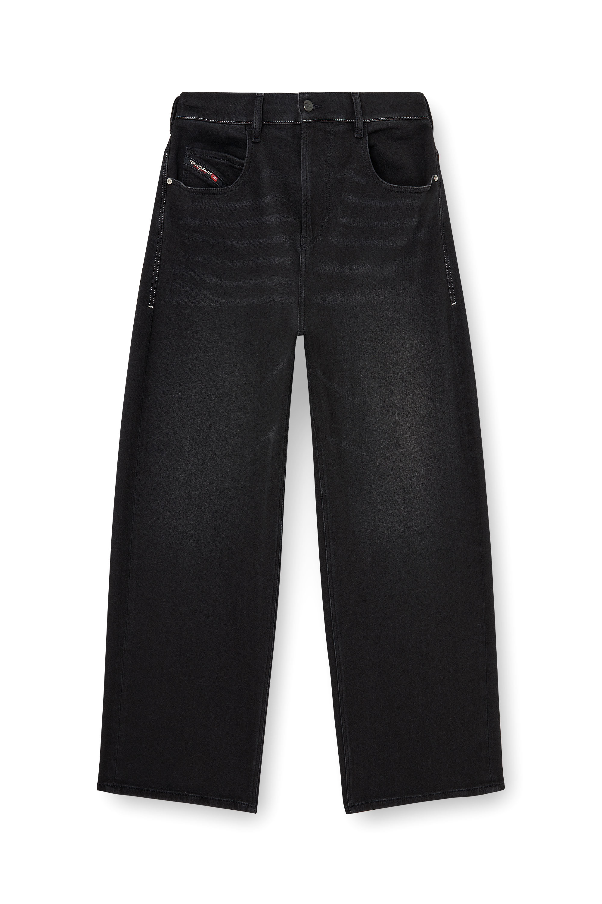 Diesel - Unisex's Relaxed 2097 D-Enim-M Joggjeans&reg; 09P90, ブラック/ダークグレー - 4