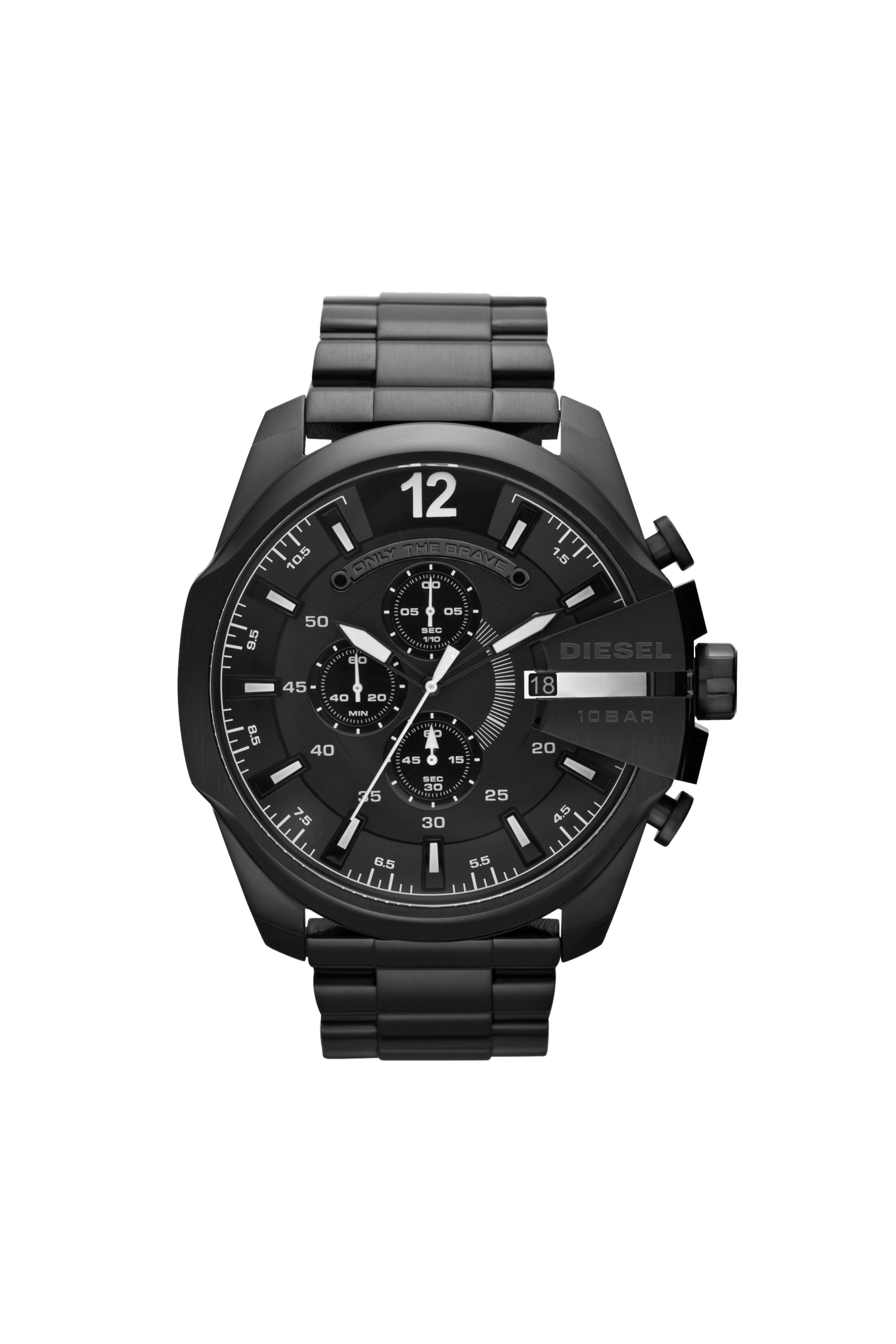 Diesel - DZ4283, Male's Mega Chief quartz analog watch in ブラック - 1
