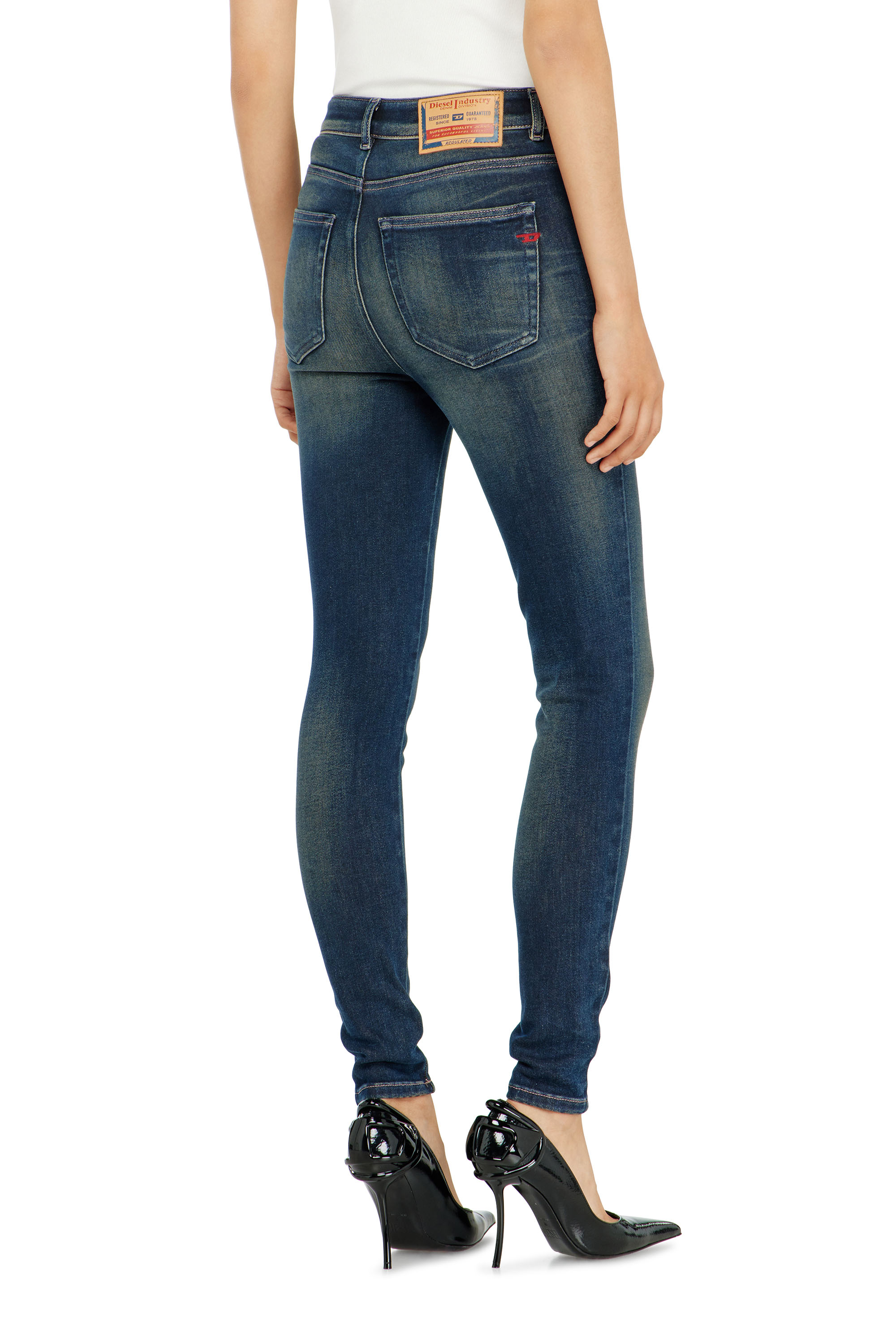 Diesel - Female's Skinny Jeans 1984 Slandy-High 09P40, ダークブルー - 5