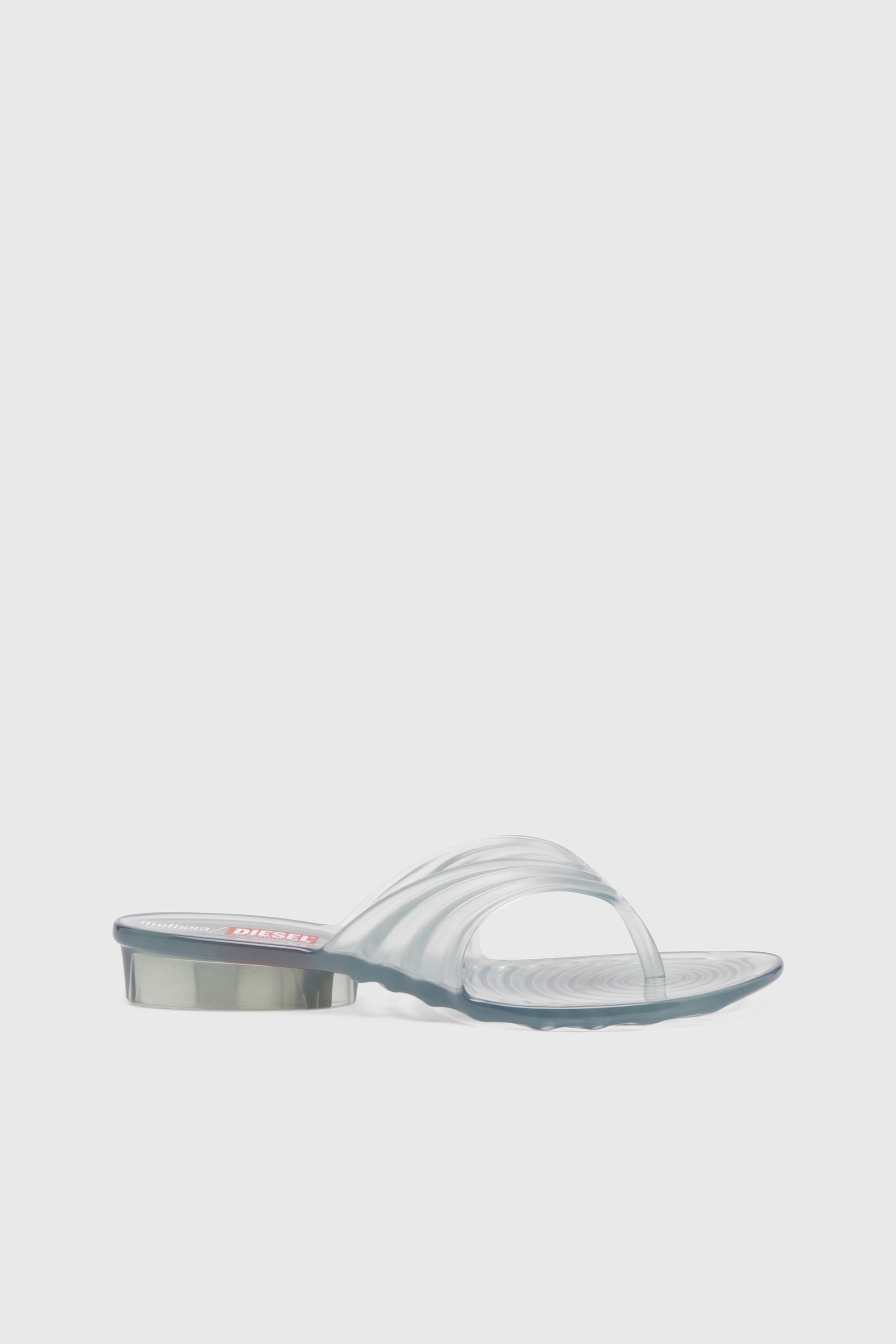 Diesel - MELISSA QUANTUM THONG, Female's Sculptural flip-flops in Melflex&reg; in ライトグレー - 1