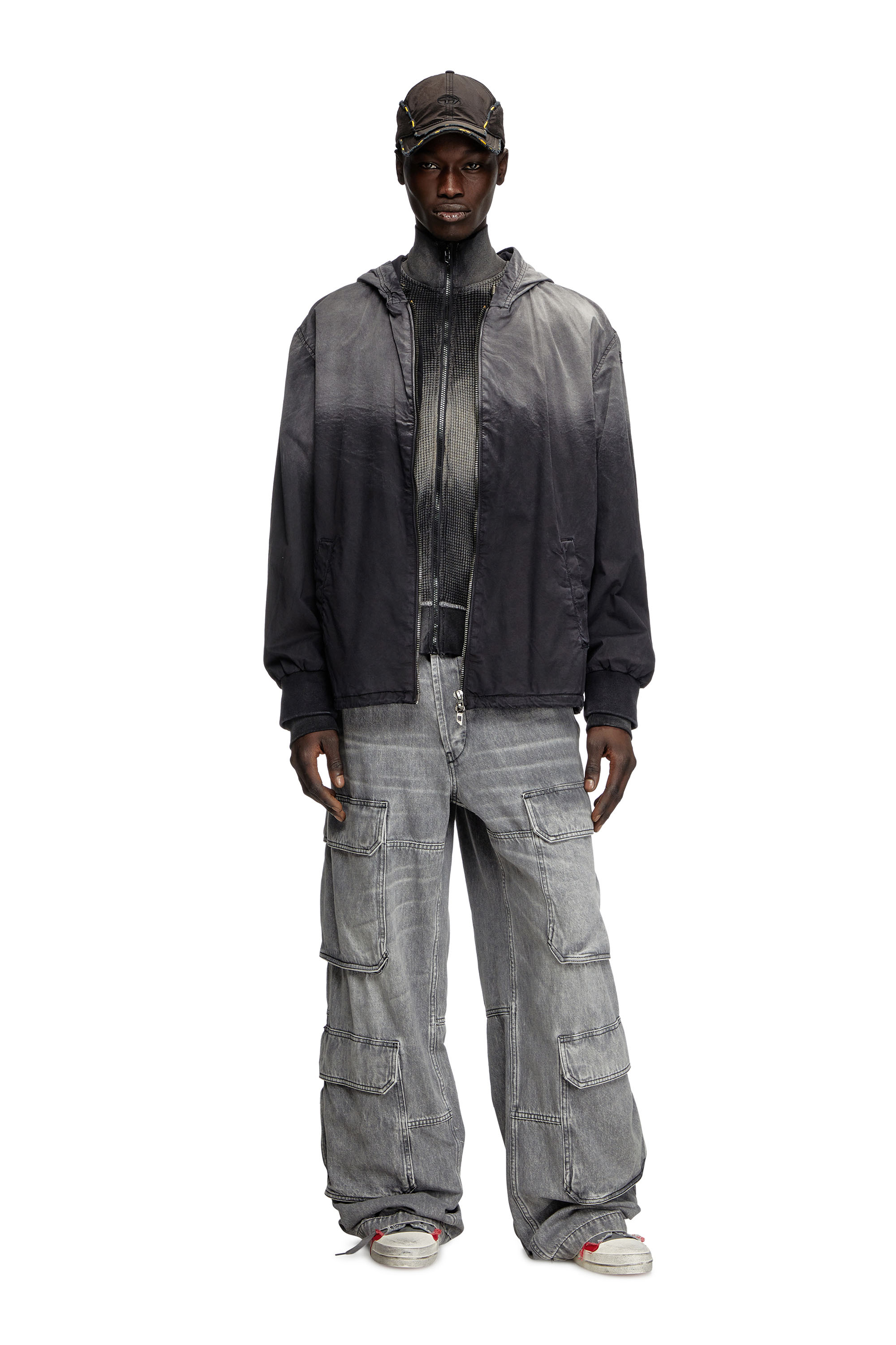 Diesel - J-ADE, Male's ジップアップジャケット in ブラック - 1