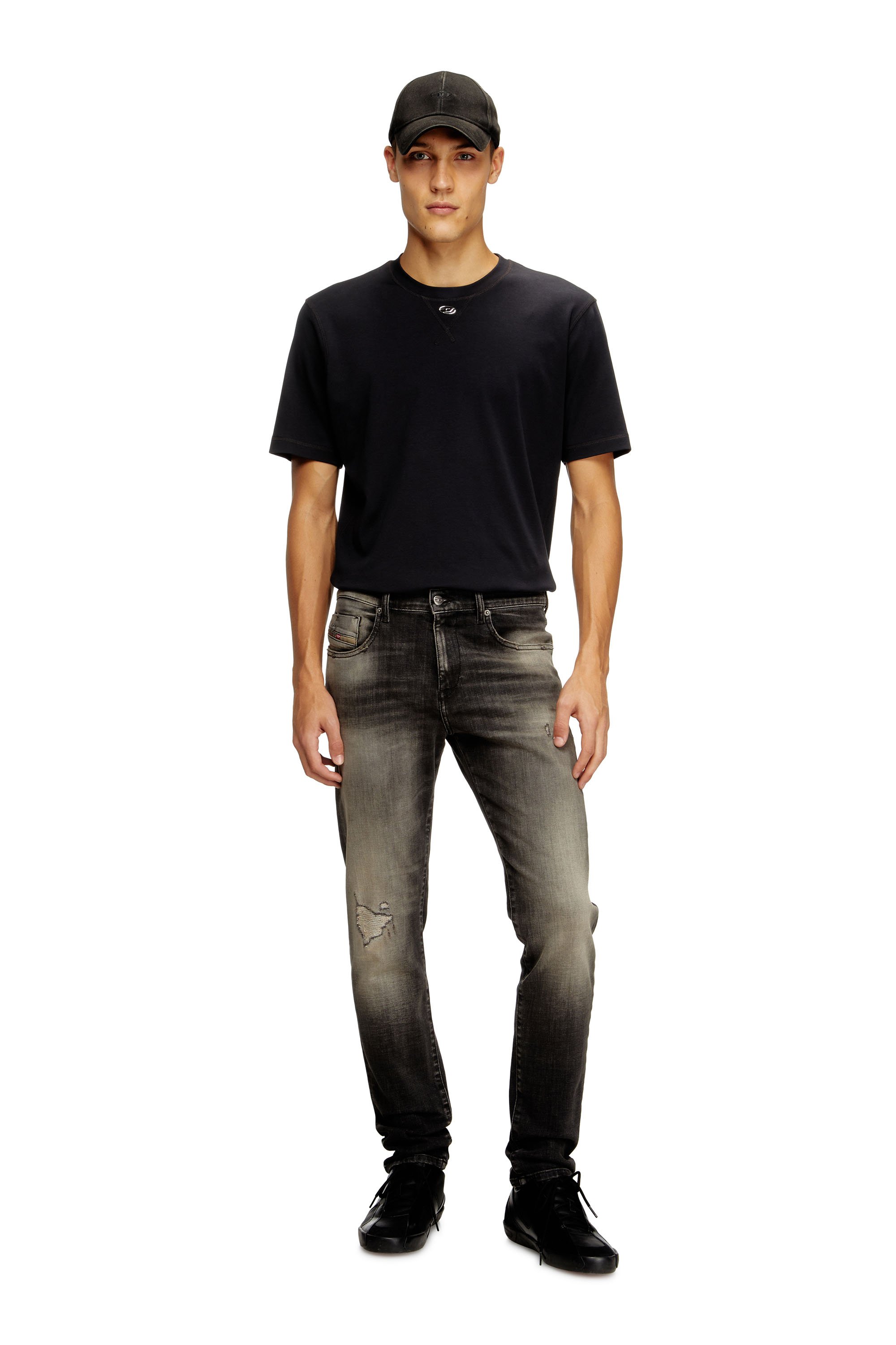 Diesel - Male's Slim Jeans 2019 D-Strukt 09N59, グレー - 2
