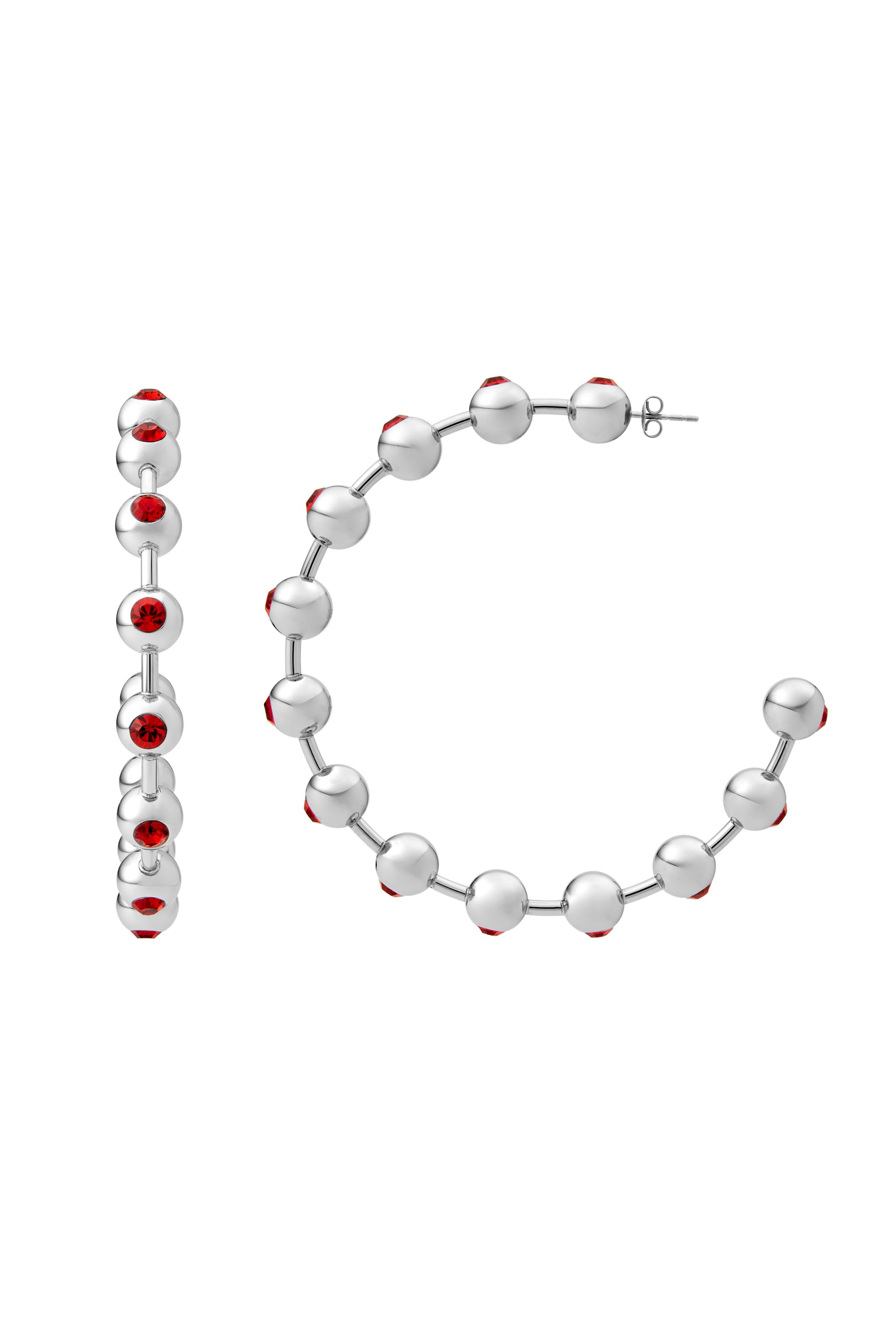 Diesel - DX1560040 JEWEL, Unisex's ピアス（両耳用） in シルバー/ブルー - 2