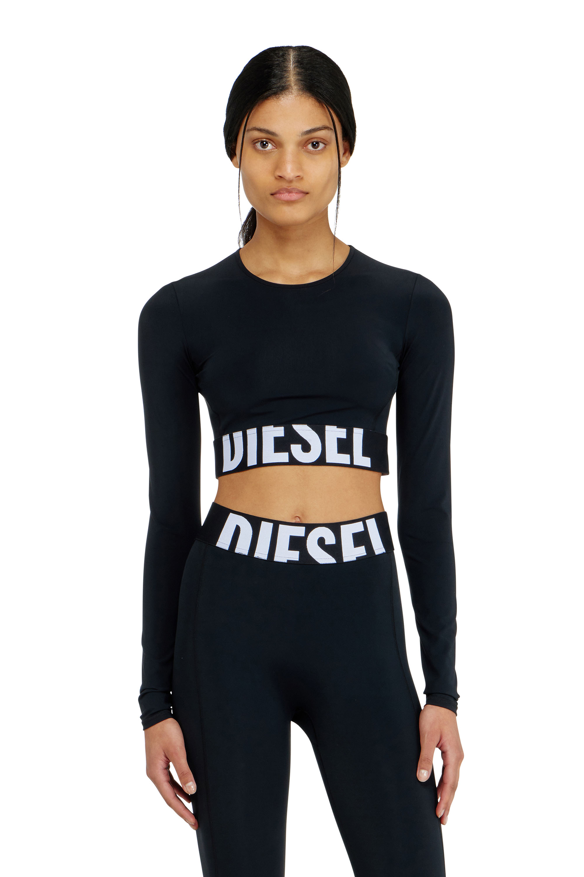Diesel - MELISSA-D-POP, Female's 長袖Tシャツ in ブラック - 3