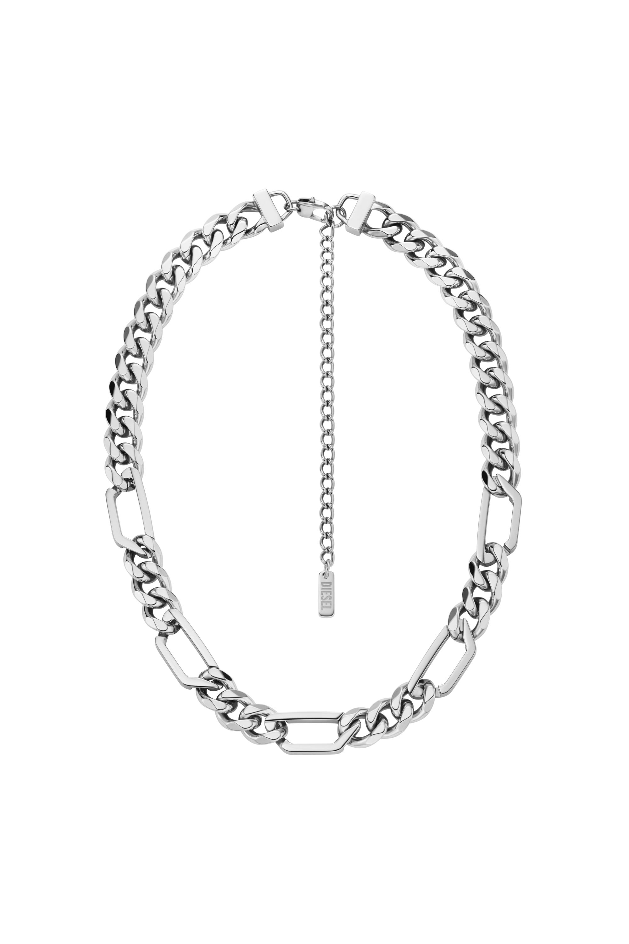 Diesel - DX1626040 JEWELLERY, Unisex's Stainless steel chain necklace in シルバー - 1