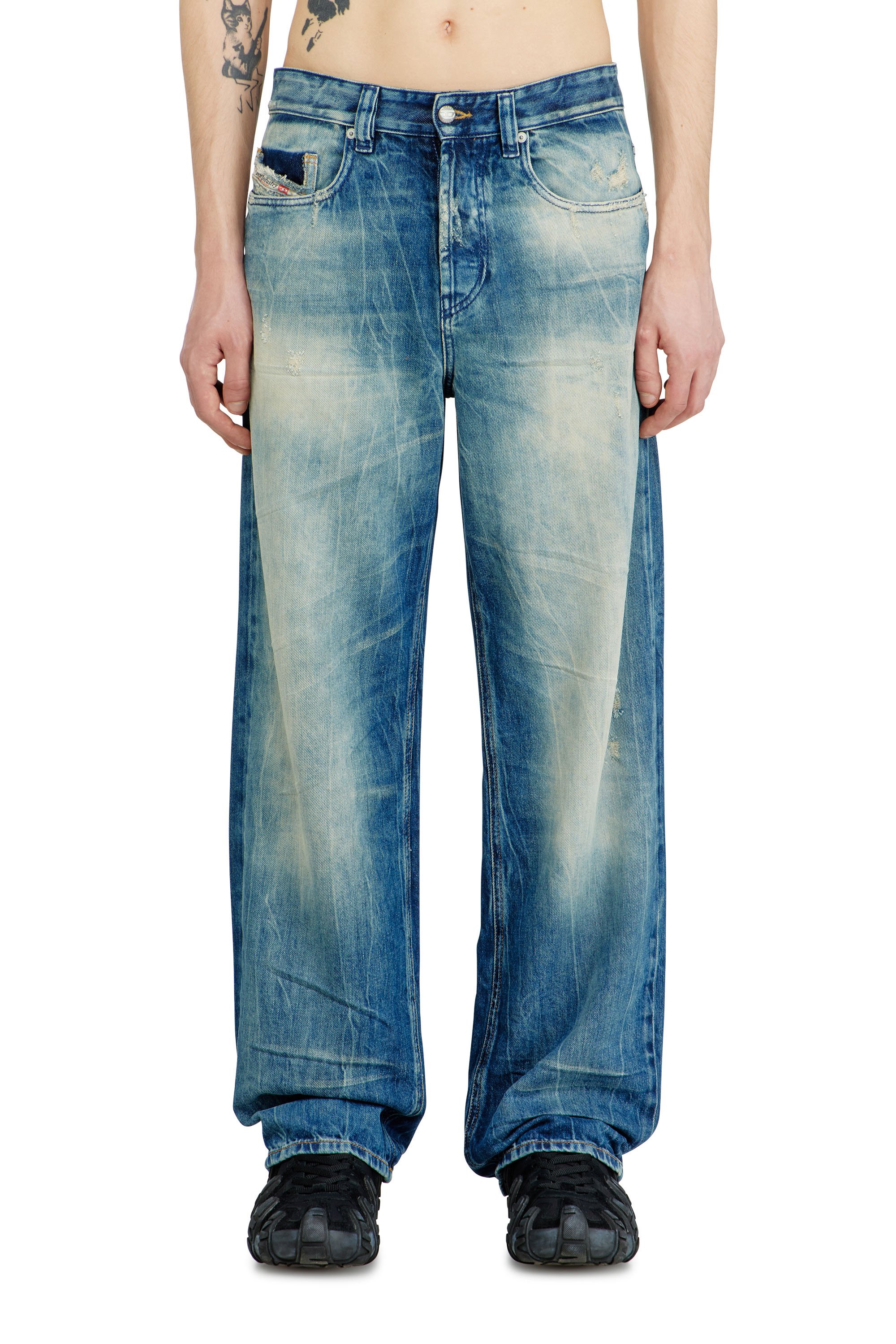 Diesel - Male's 2001 D-MACRO, ミディアムブルー - 1