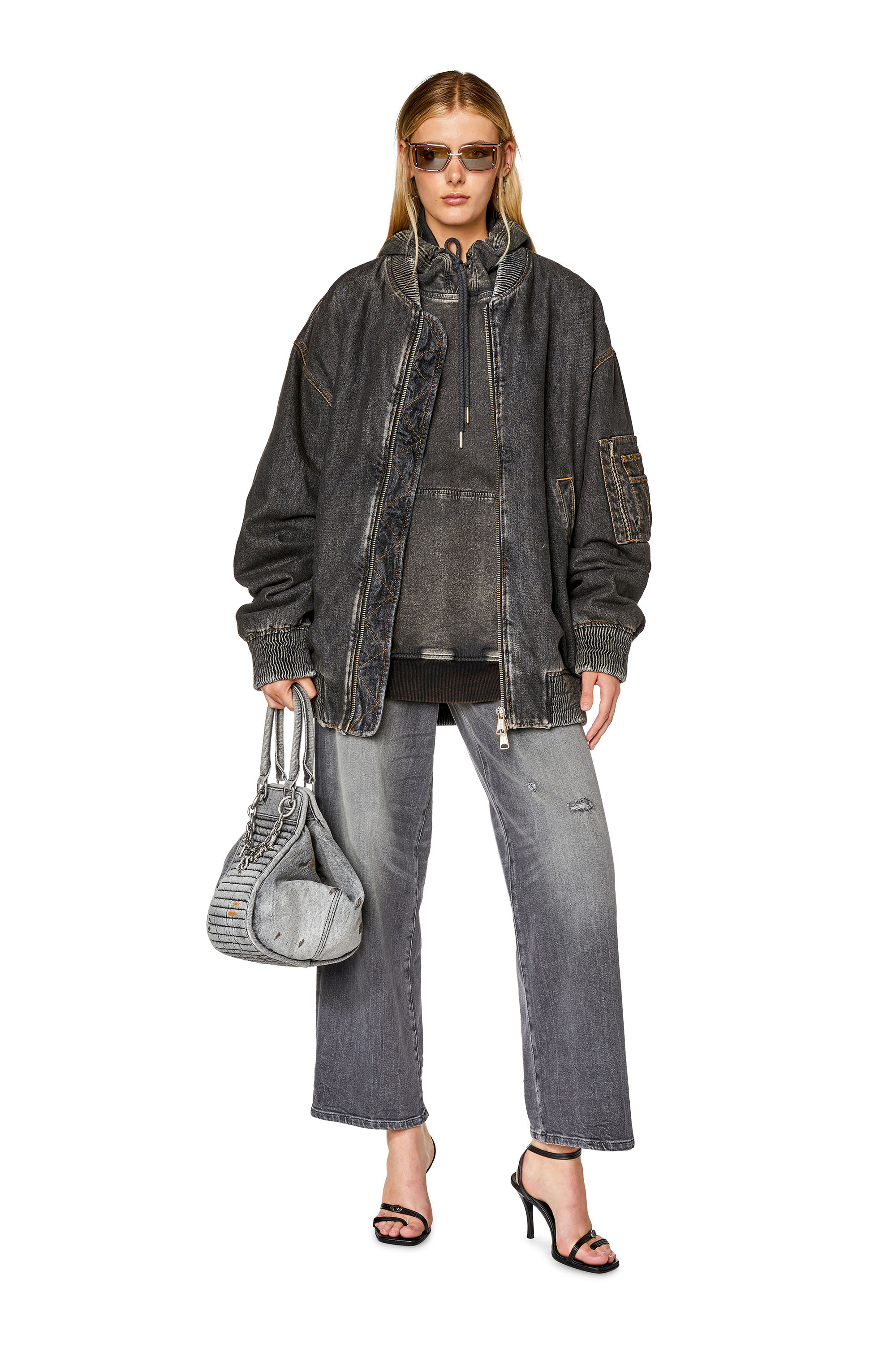 Diesel - Bootcut and Flare Jeans 2000 Widee 09G21, ブラック/ダークグレー - Image 4