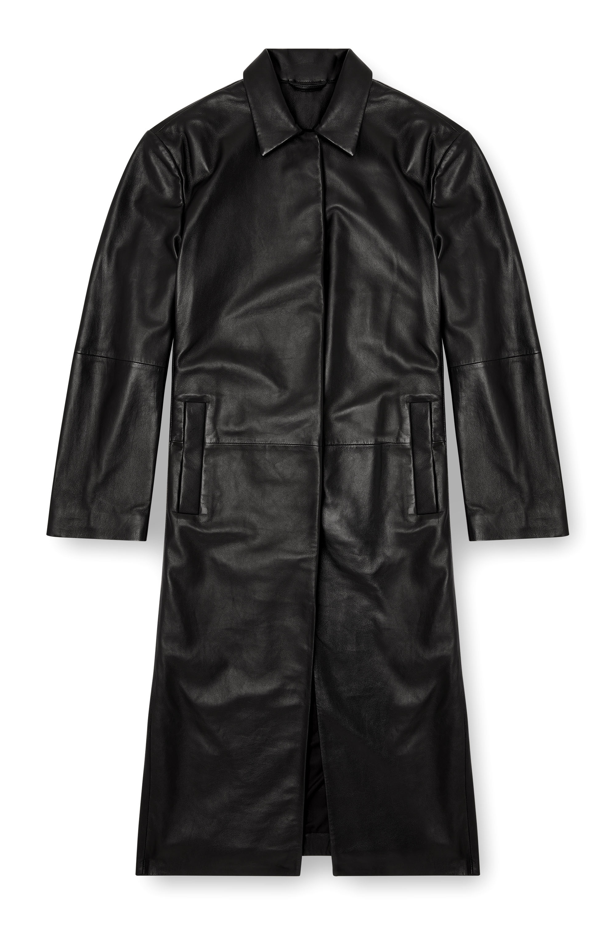Diesel - L-ANCELOT, Female's レザーコート in ブラック - 3