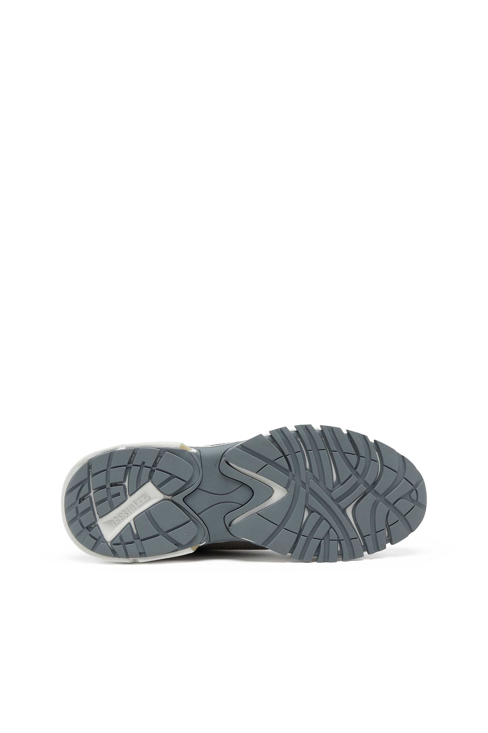 Diesel - S-PRO-V-DENSE LOW, Male's S-Pro-V-Dense-Metallic sneakers in mesh and PU in グレー/ブルー - 5