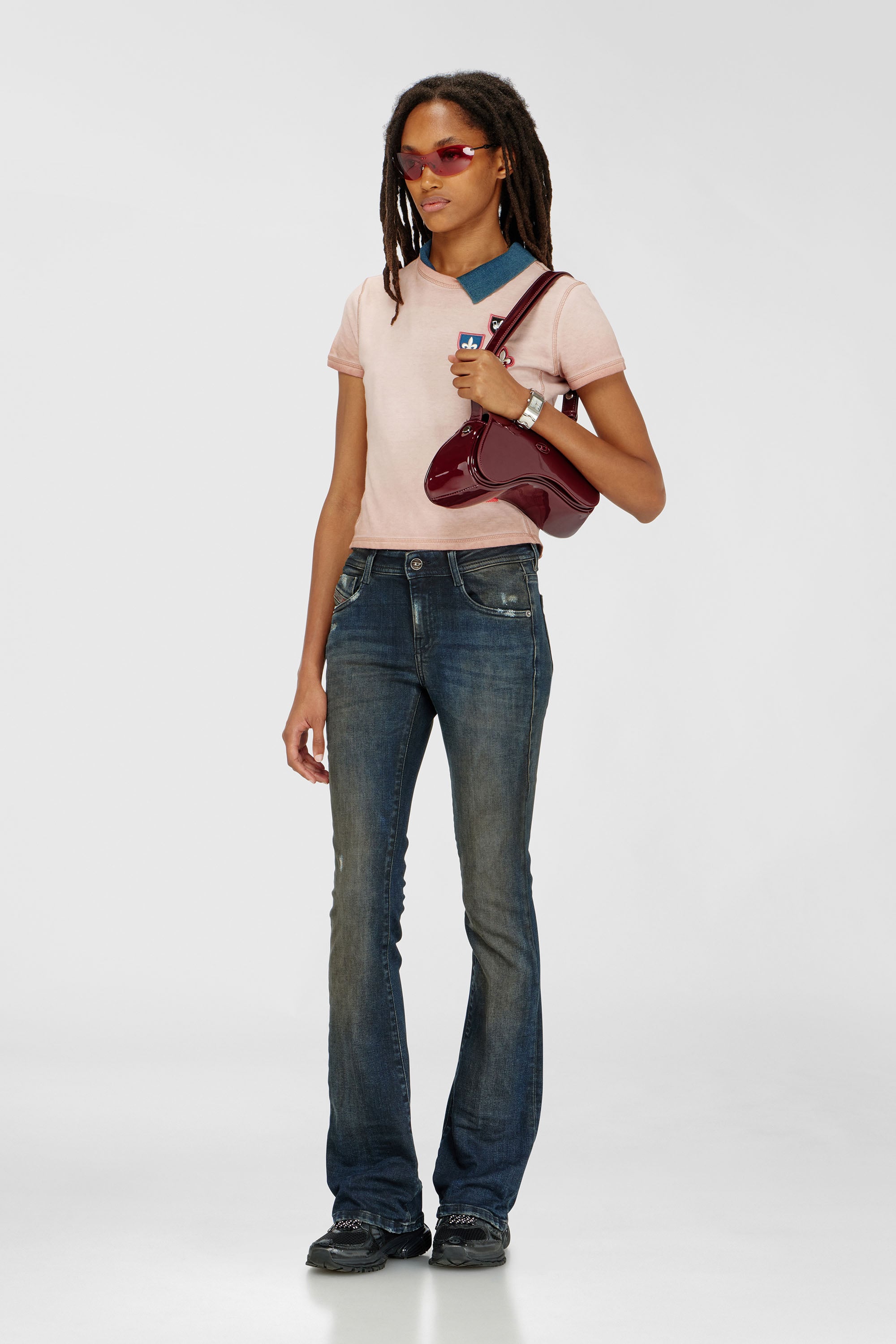 Diesel - Female's Bootcut Jeans 1969 D-Ebbey 09P69, ダークブルー - 1