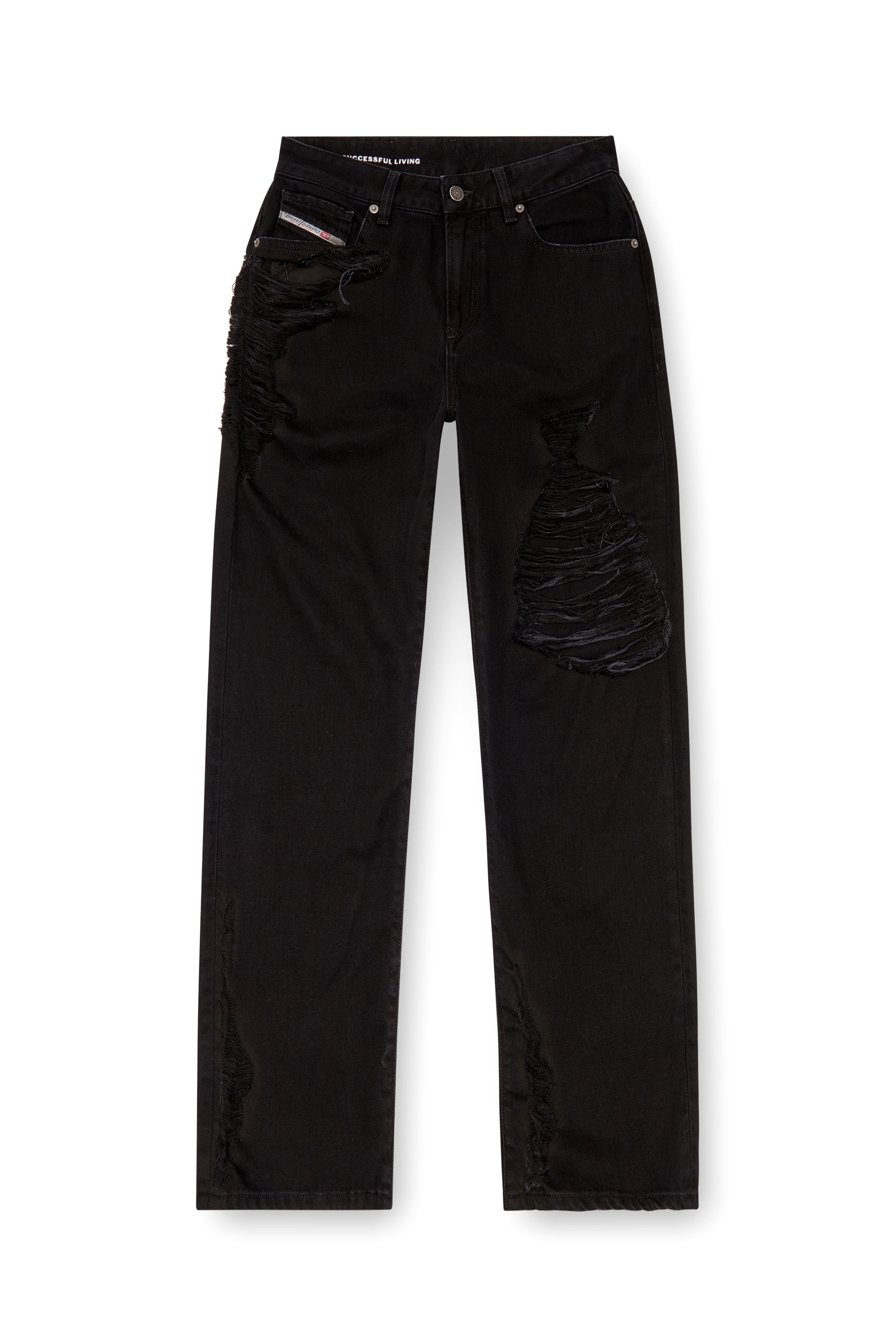 Diesel - Female's Regular Jeans 1999 D-Reggy 09K35, ブラック/ダークグレー - 3