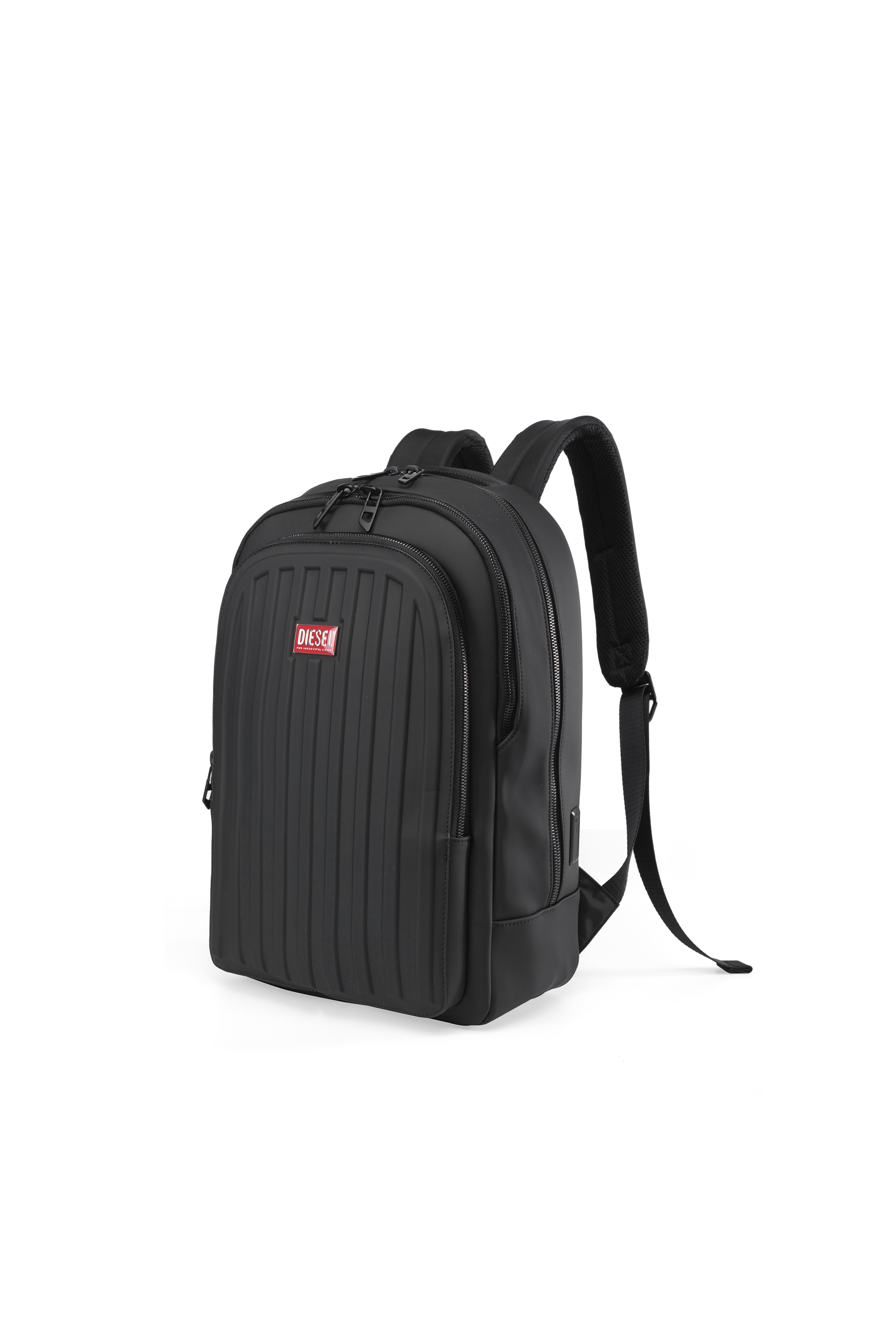 Diesel - DIESEL ALUMINUM BACKPACK DSB003, Unisex's Functional business backpack in ブラック - 5