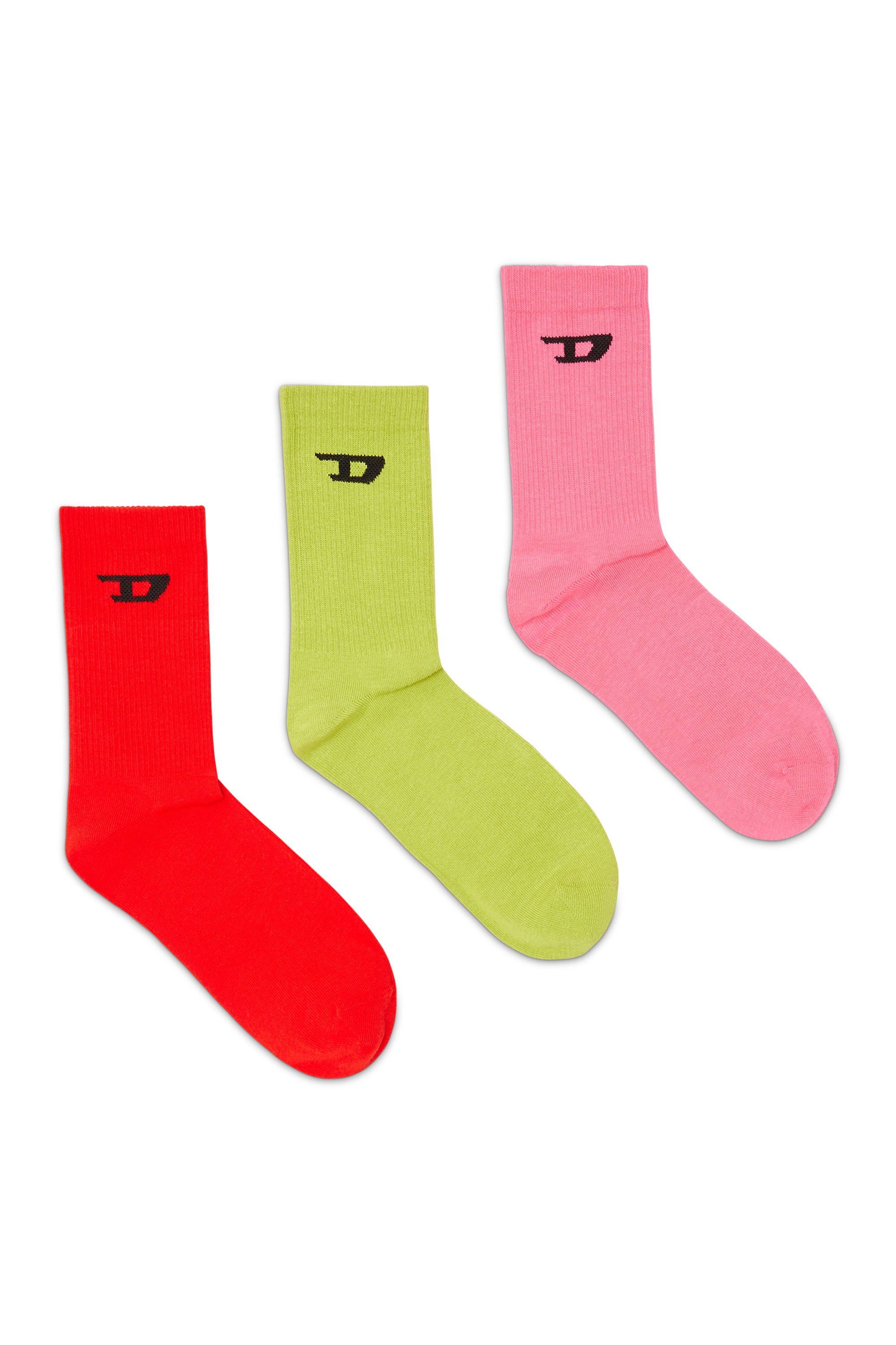 Diesel - SKM-D-TENNIS-CREW-17,5, Male's ソックス 3足パック in マルチカラー - 1
