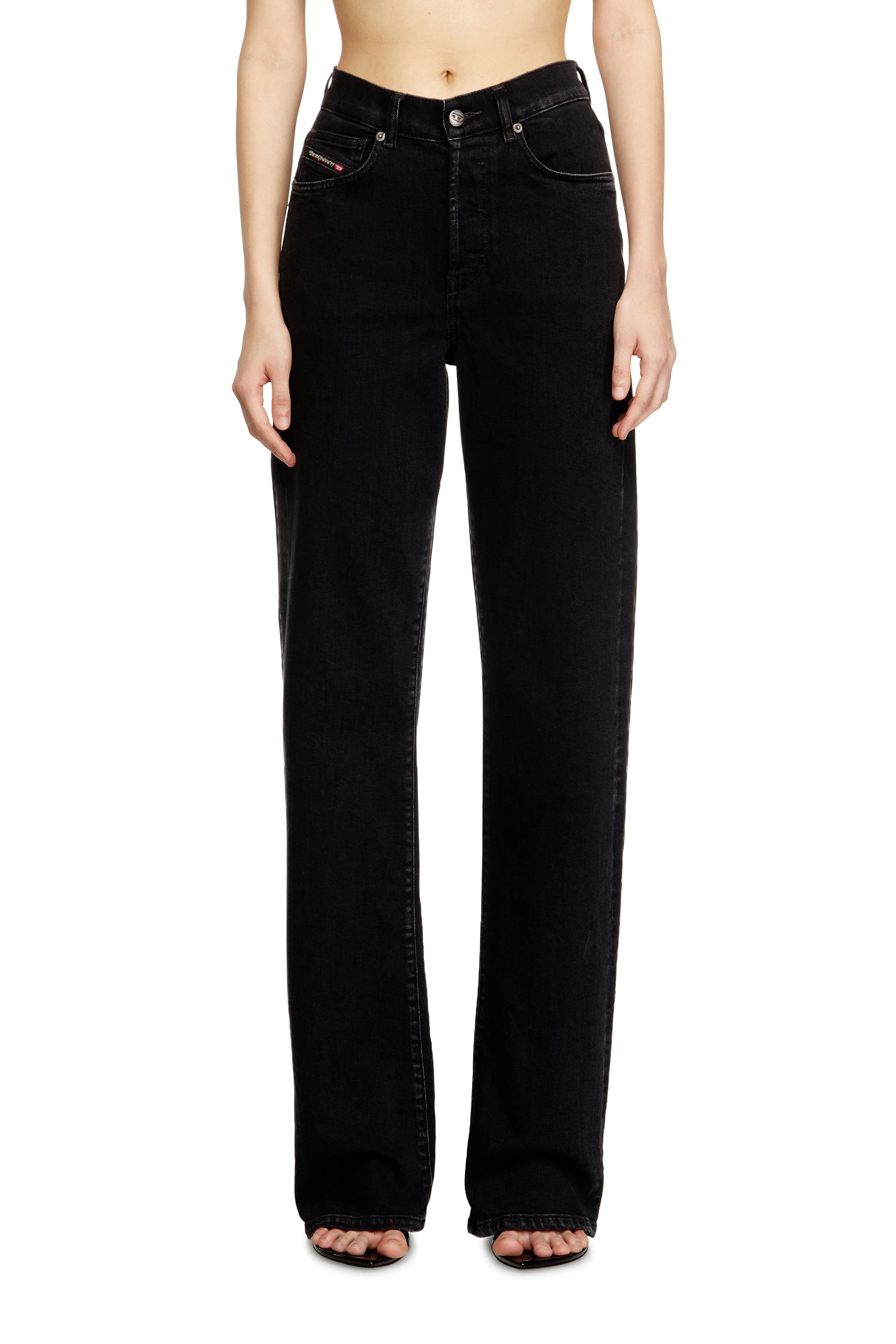 Diesel - Female's Regular Jeans 1971 D-Sent 09N89, ブラック/ダークグレー - 1