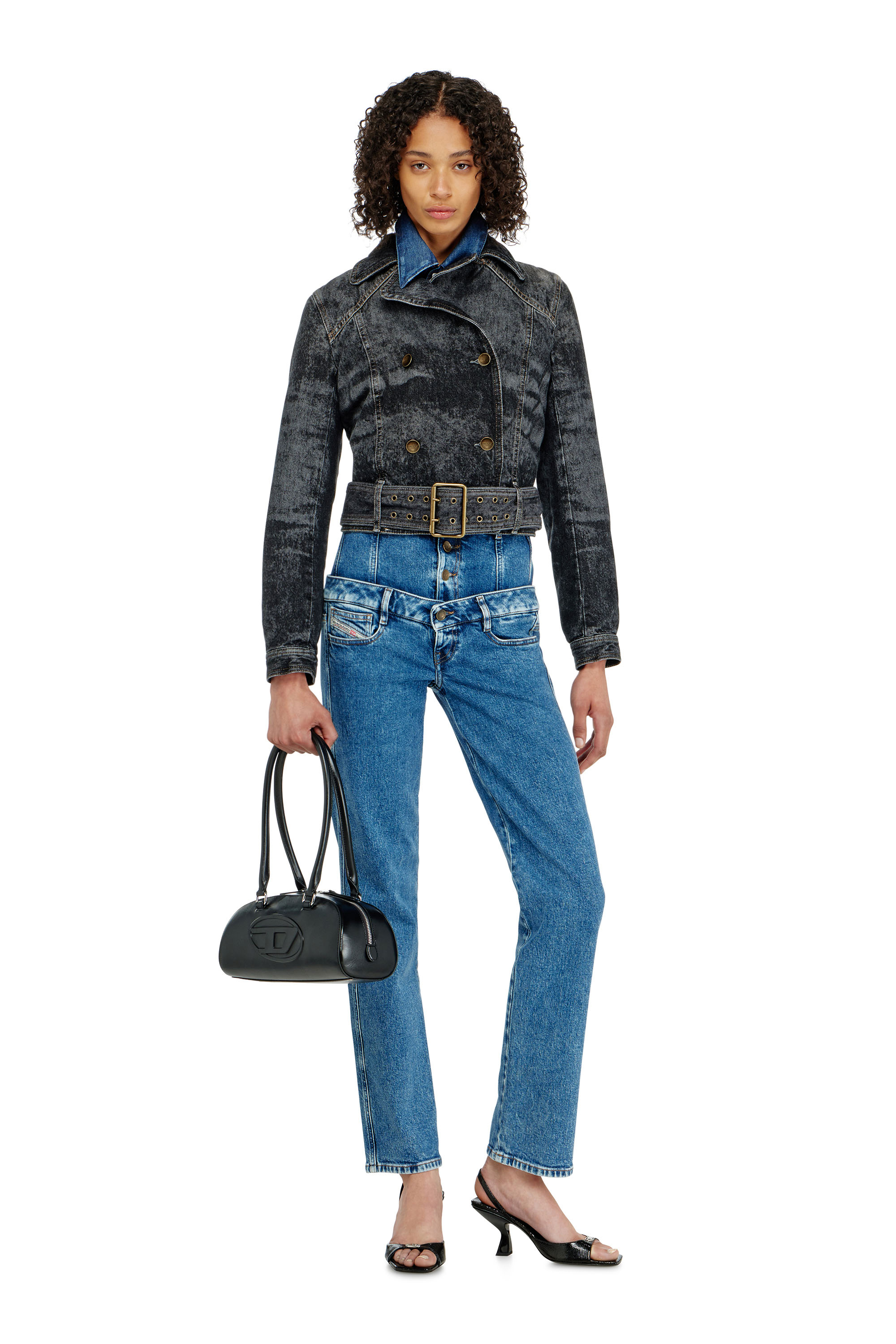 Diesel - DE-LEGEND-S, Female's デニムジャケット in ブラック - 1