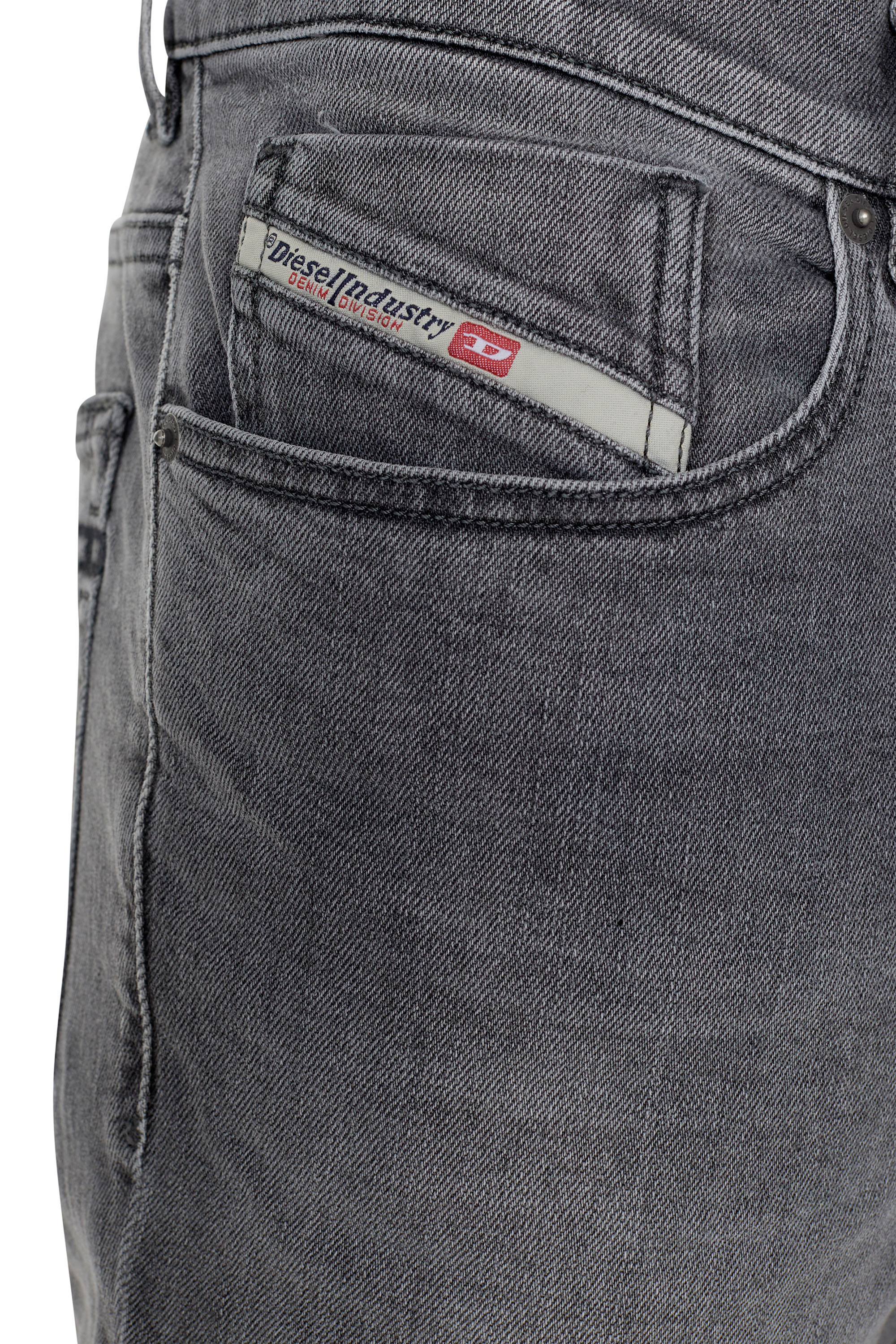 Diesel - 2005 D-FINING 09D50 Tapered Jeans, ブラック/ダークグレー - Image 3