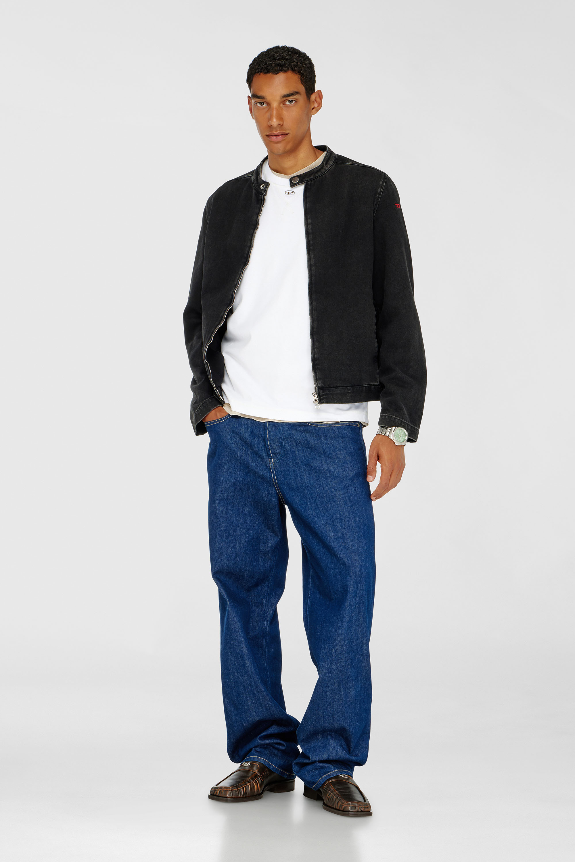 Diesel - T-MADJUST-TR, Male's Tシャツ in ホワイト - 1