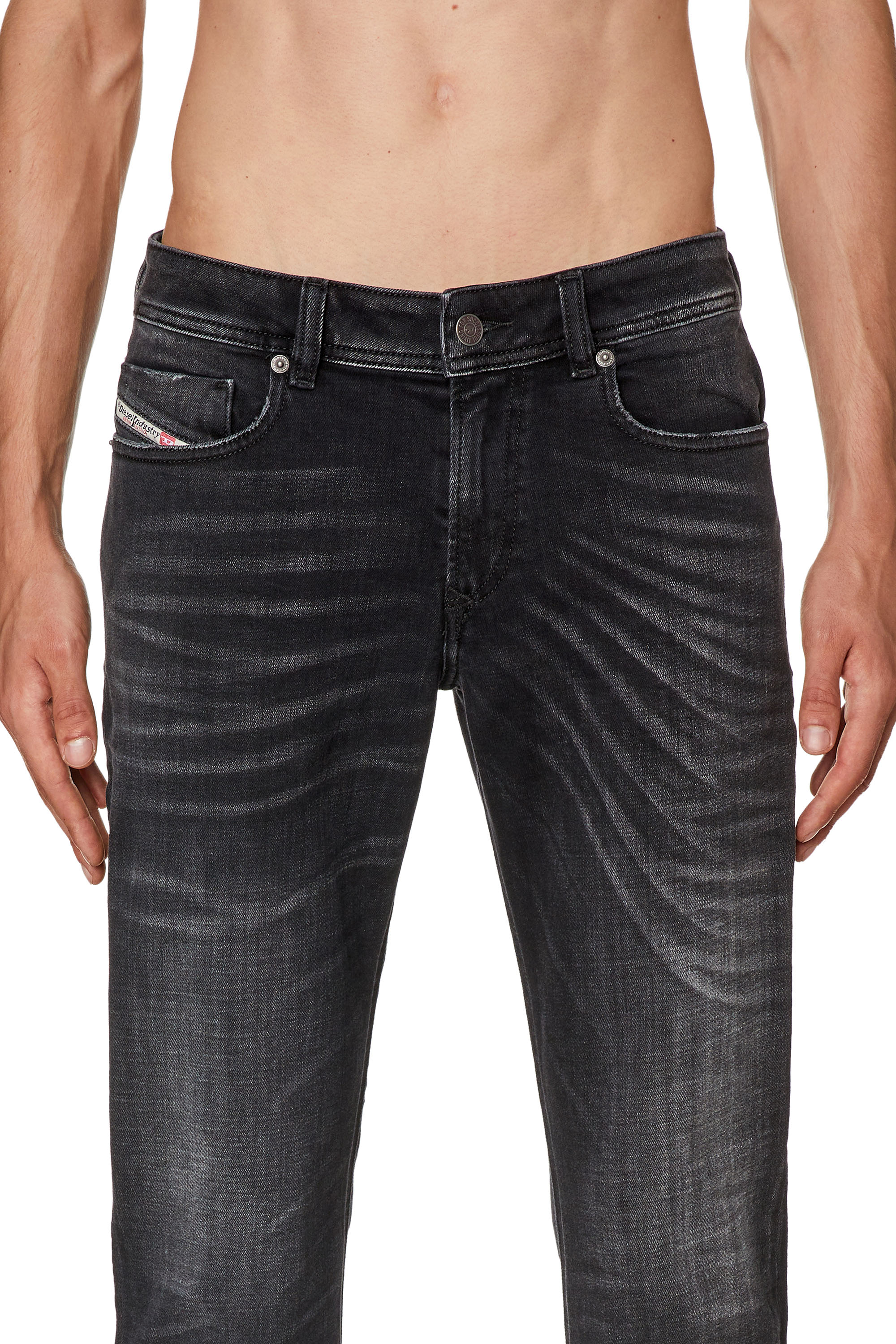 Diesel - Skinny Jeans 1979 Sleenker 09G54, ブラック/ダークグレー - Image 3