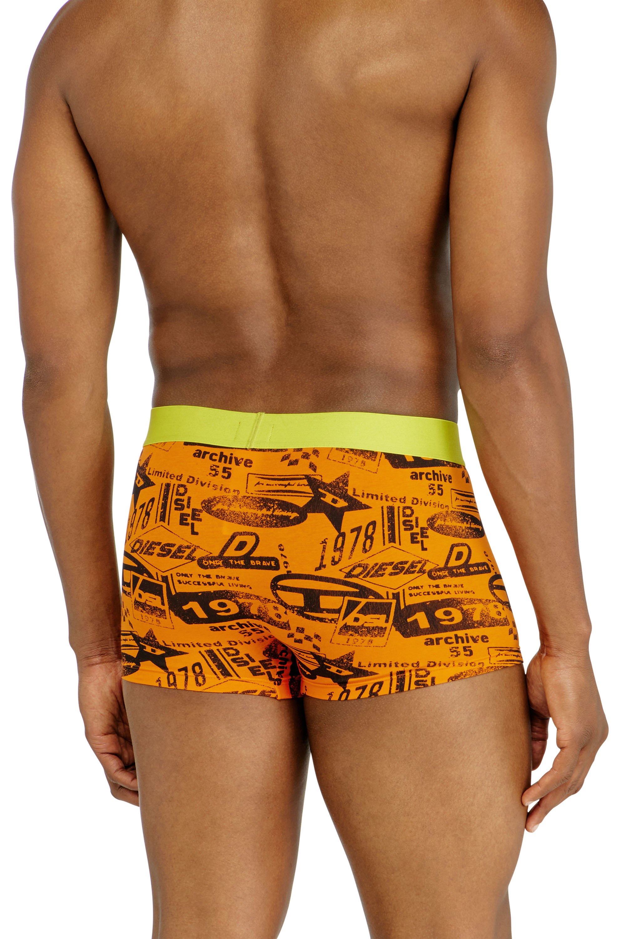 Diesel - DAMIEN-D-POP-40, Male's ボクサーパンツ in オレンジ - 4