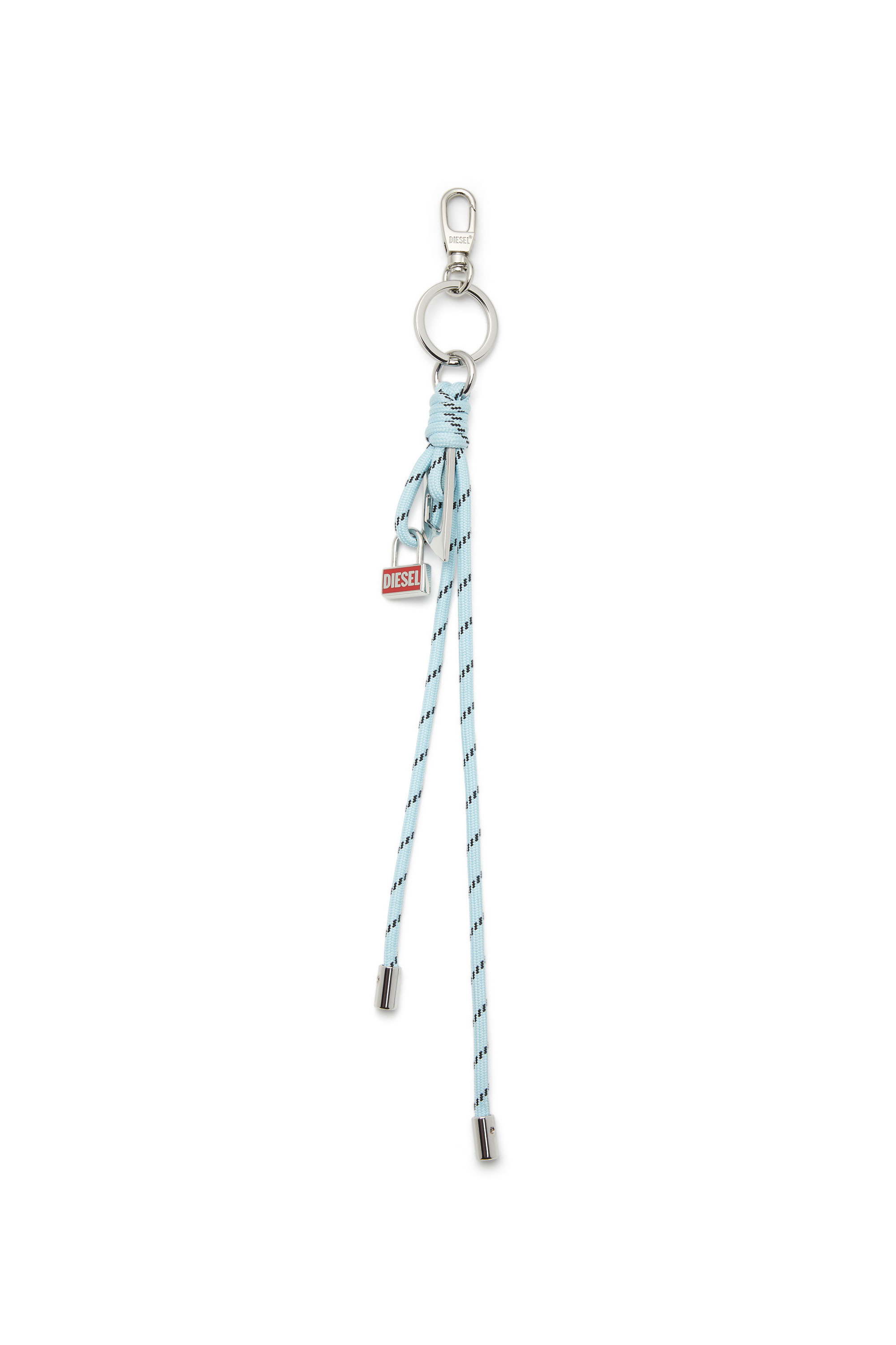 Diesel - ROPE II, Unisex's Metal and rope charm with Diesel pendant in アジュール - 1