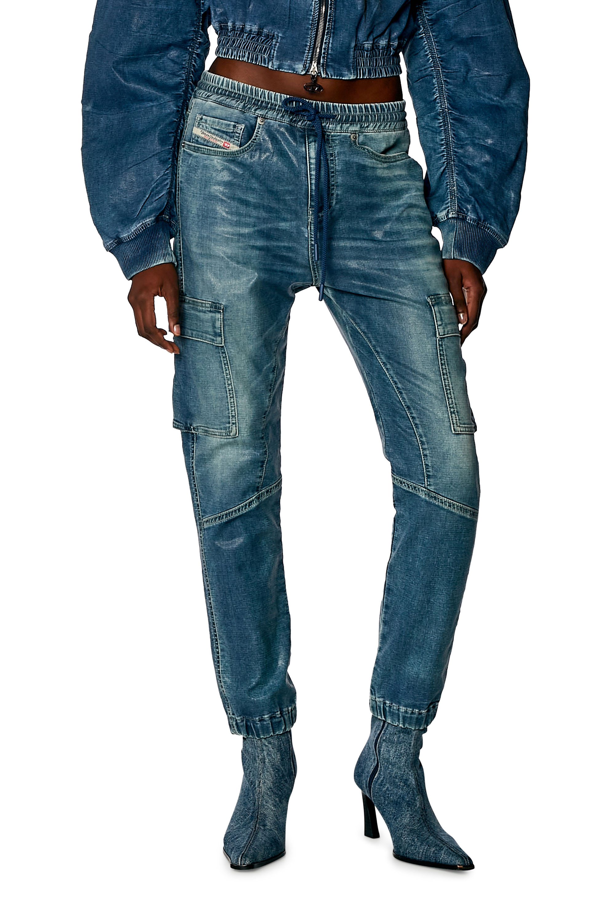 Diesel - Slim 2051 D-Ursy Track Denim 068KV, ミディアムブルー - Image 1