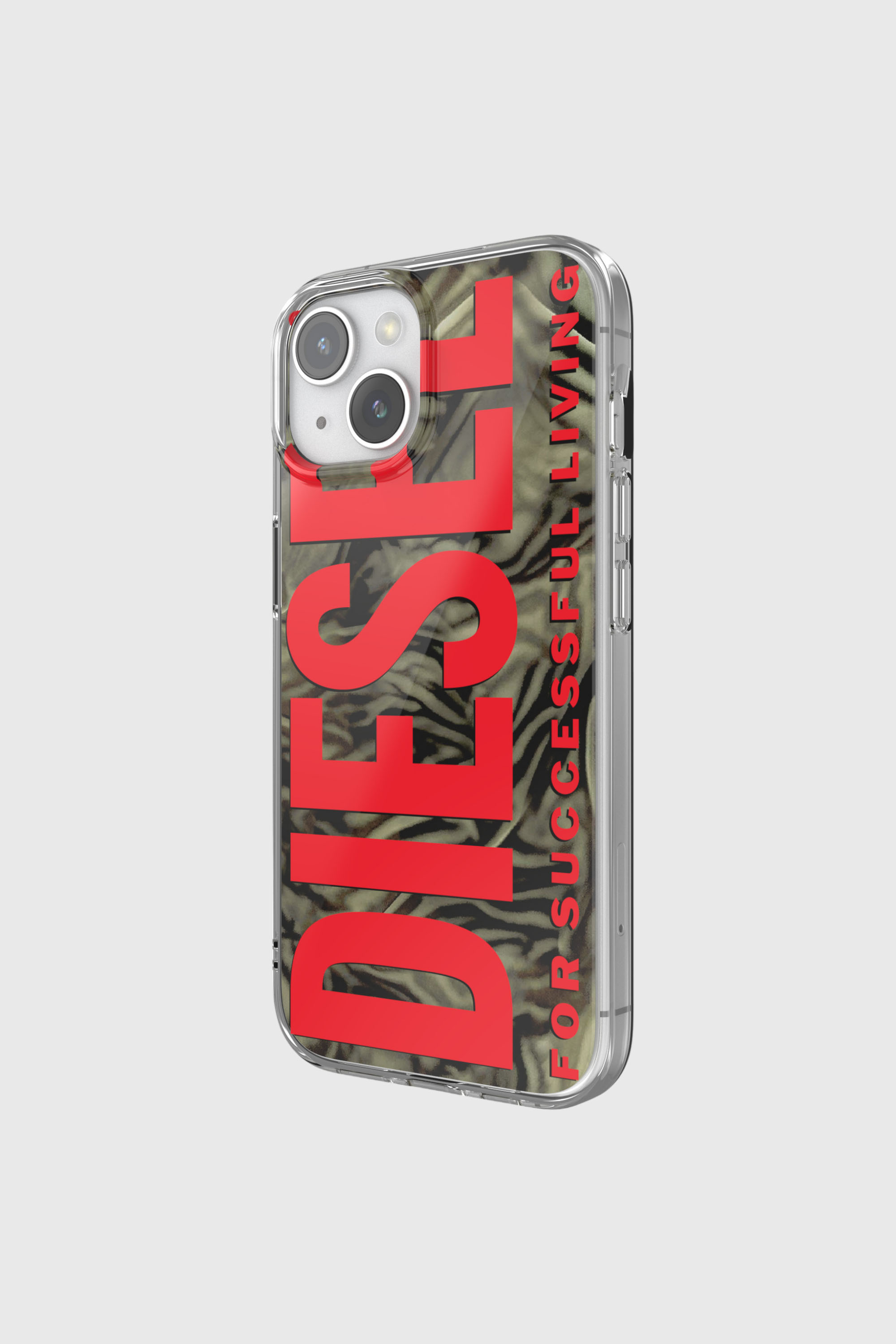 Diesel - 60047 AOP CASE, Unisex's iPhone 15 in レッド/グリーン - 3