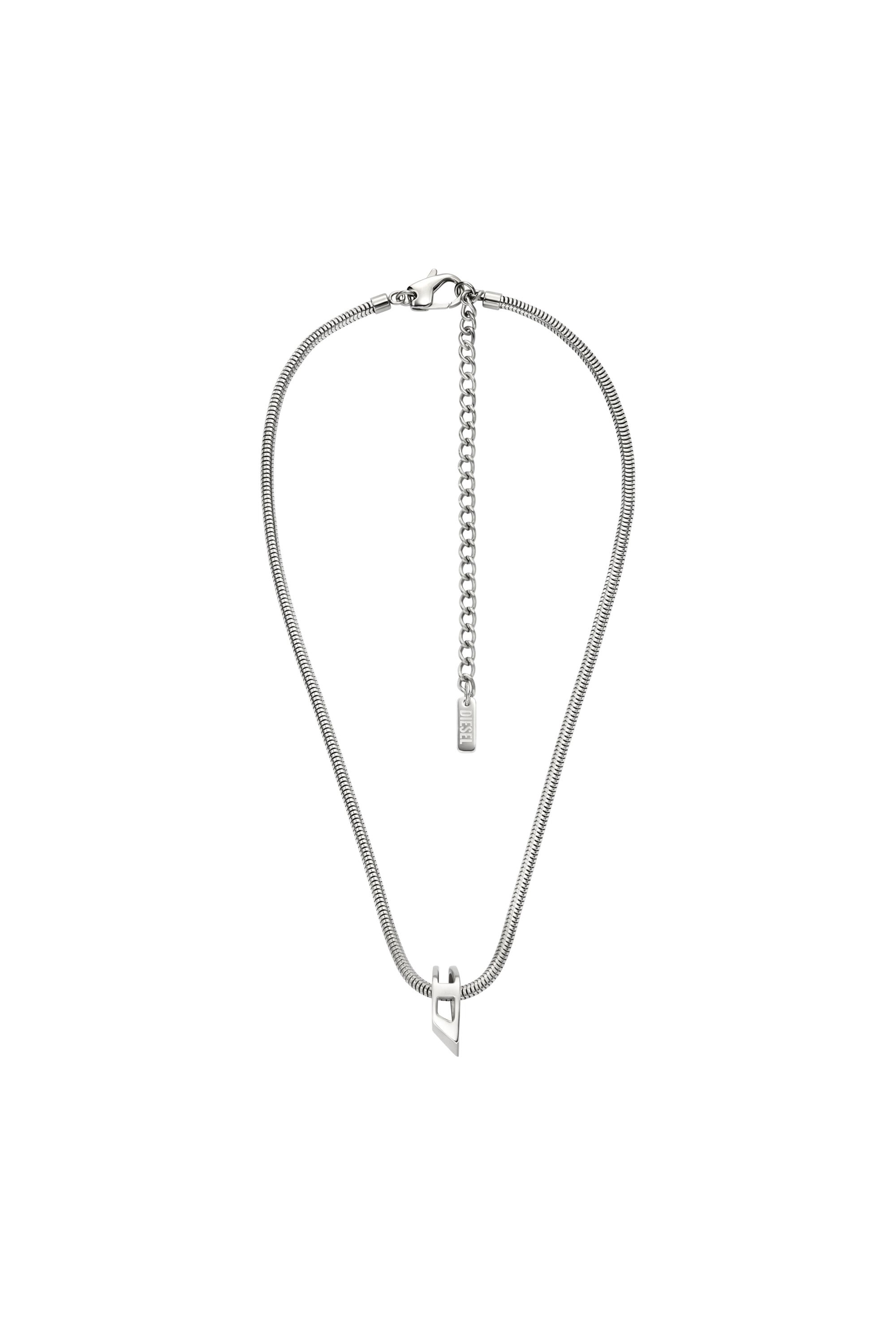 Diesel - DX167240 JEWELLERY, Unisex's Stainless Steel Chain Necklace in シルバー - 1