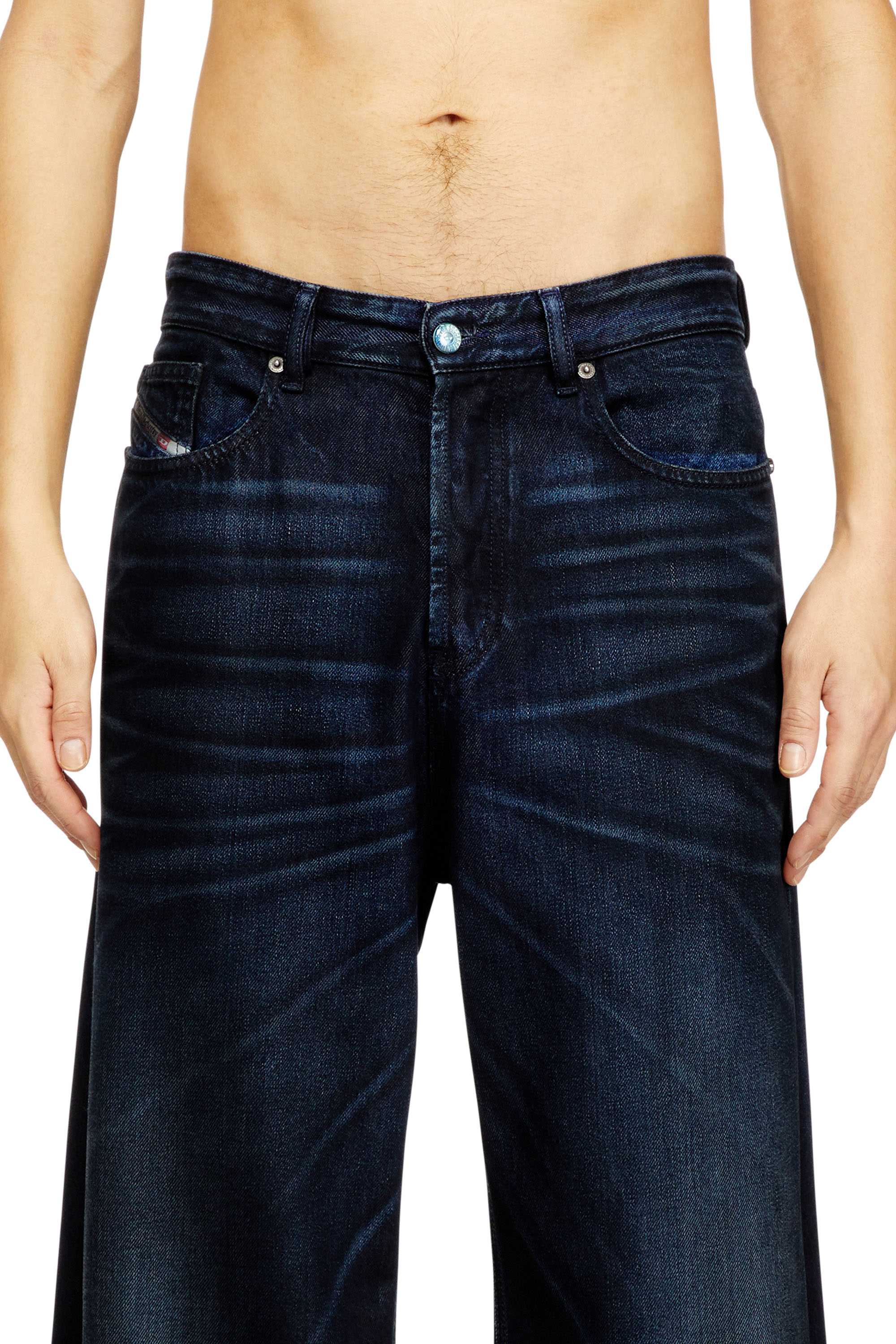 Diesel - Male's Relaxed Jeans D-Rise 09N21, ダークブルー - 4