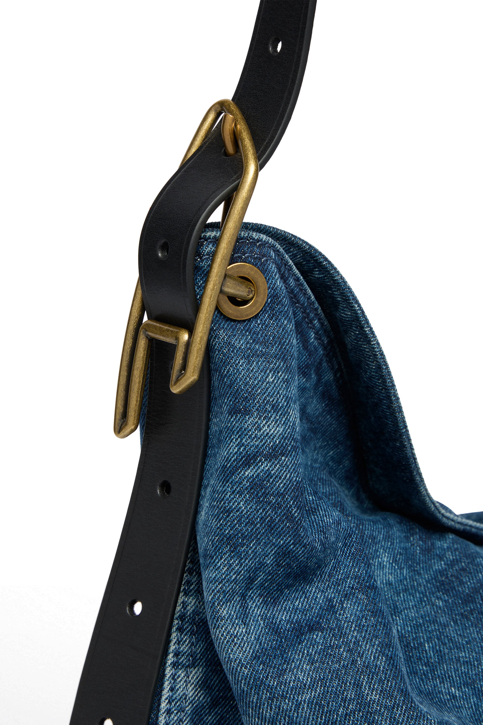 Diesel - D-LINE HOBO L, Female's ホーボーバッグ in ミディアムブルー - 4