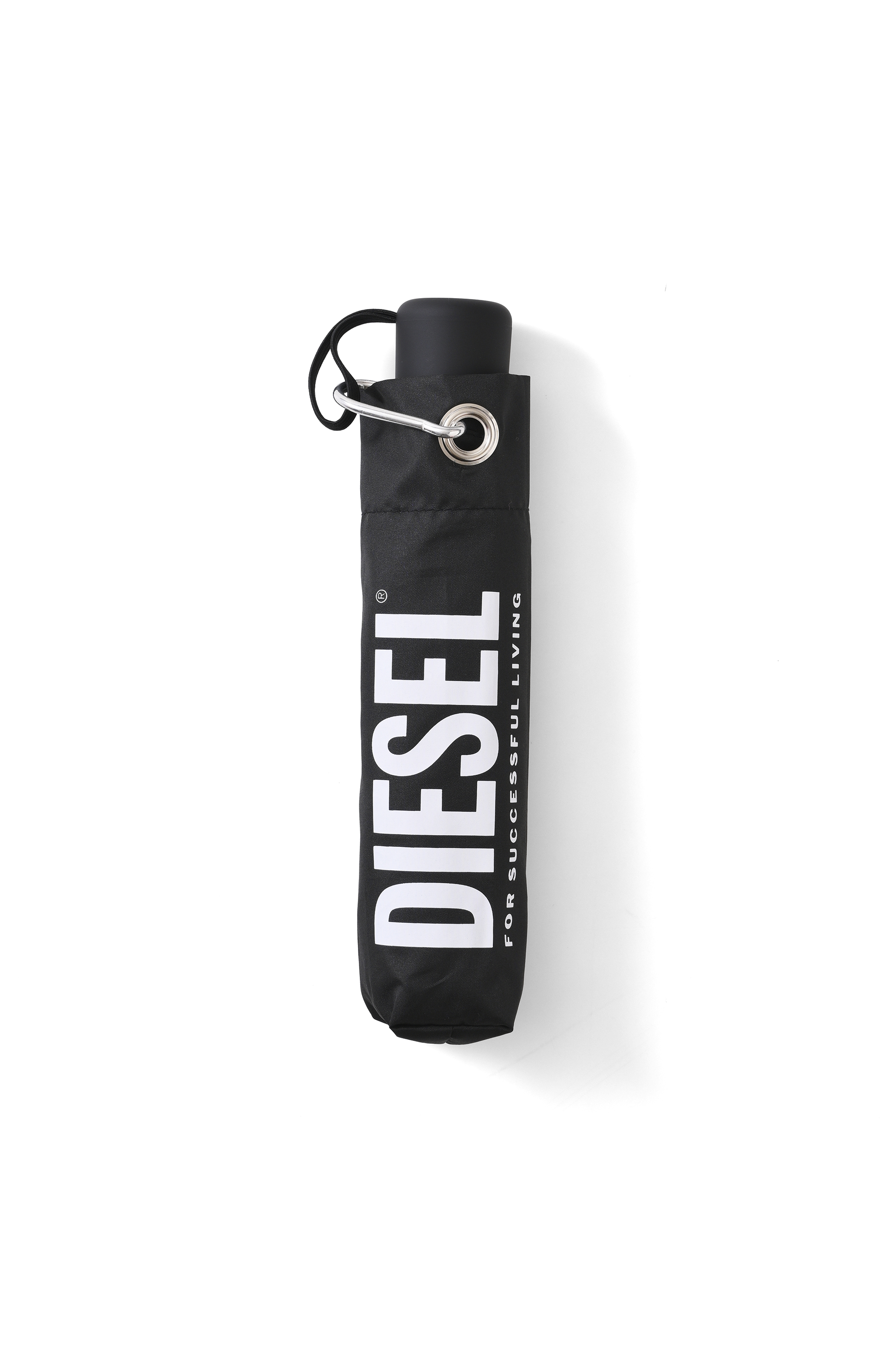 Diesel - PORTABLE UMBRELLA (BLACK), Unisex's PORTABLE UMBRELLA (BLACK) in ブラック - 2