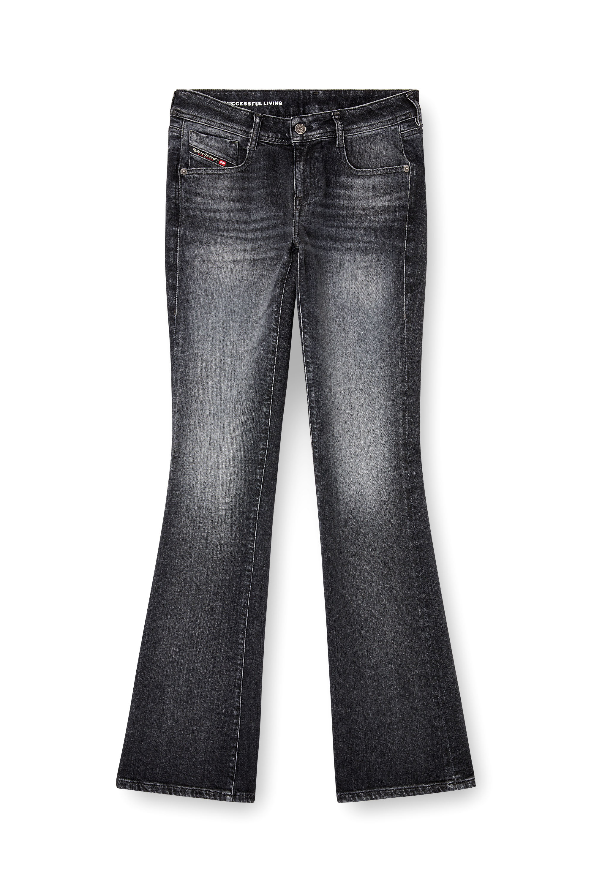 Diesel - Female's Bootcut Jeans 1969 D-Ebbey 09L98, ブラック/ダークグレー - 2
