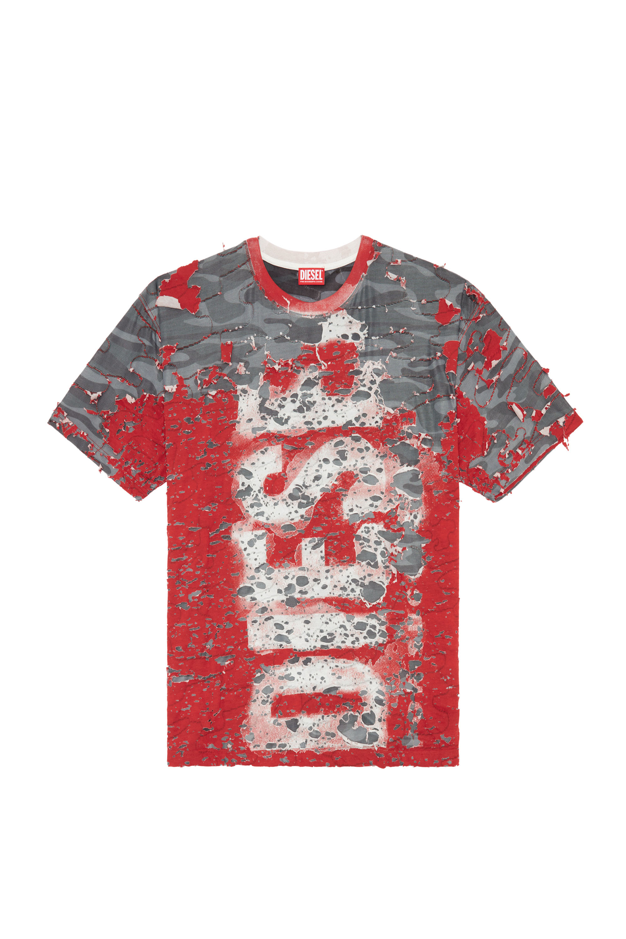 Diesel - T-BOXT-PEEL, レッド - Image 3