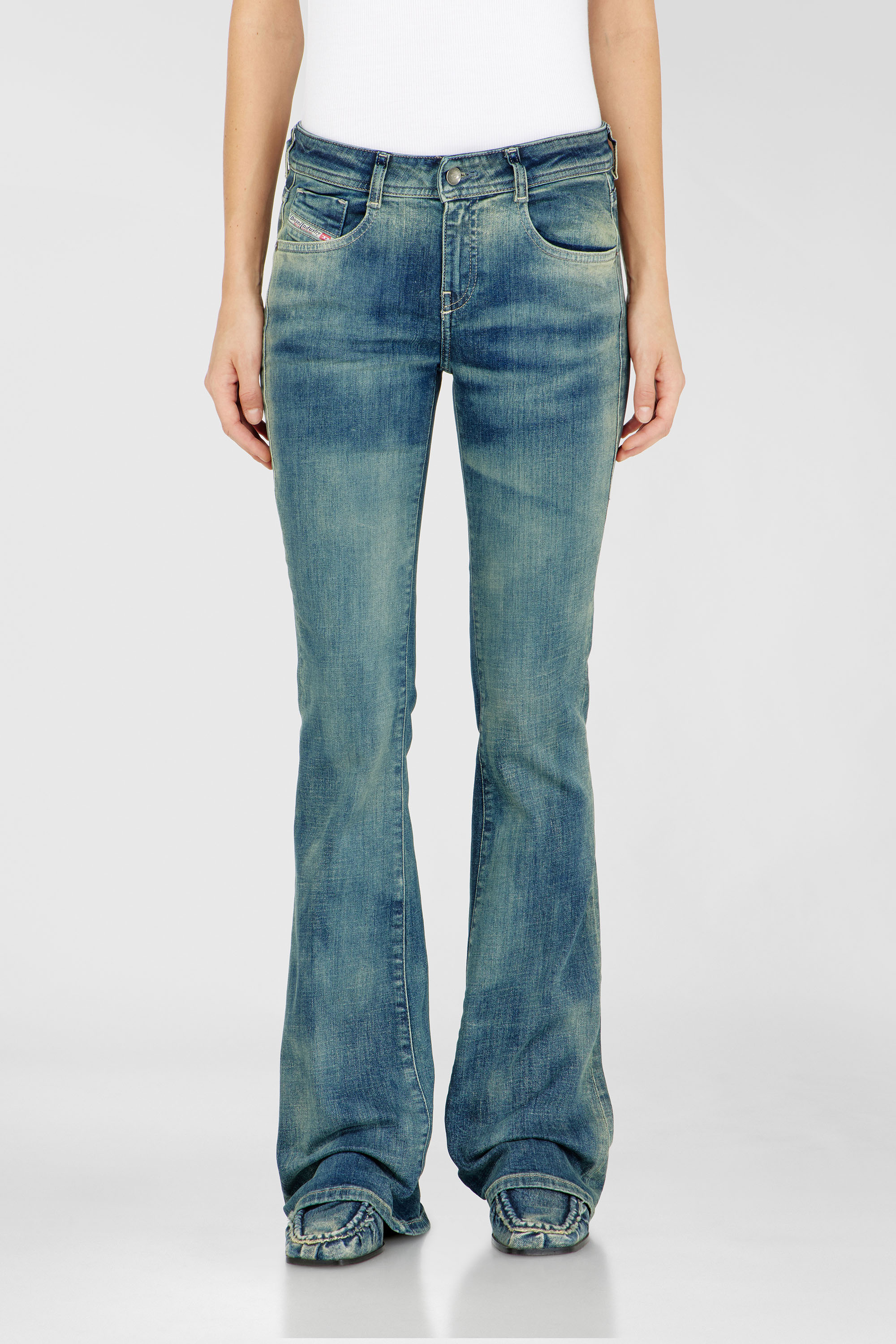 Diesel - Female's Bootcut Jeans 1969 D-Ebbey 09P41, ミディアムブルー - 2