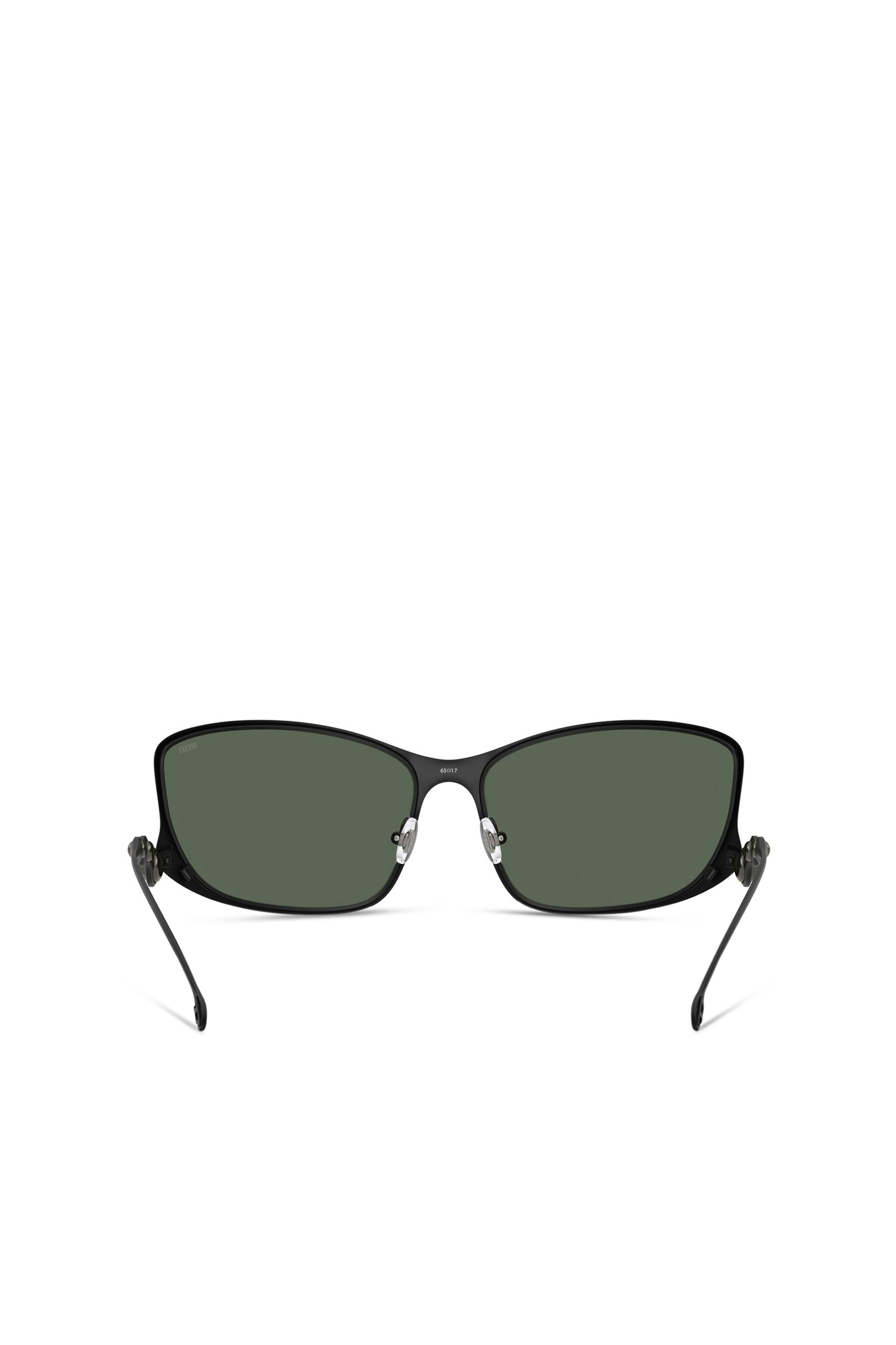 Diesel - 0DL1013, Unisex's Rectangle sunglasses in ダークグリーン - 3